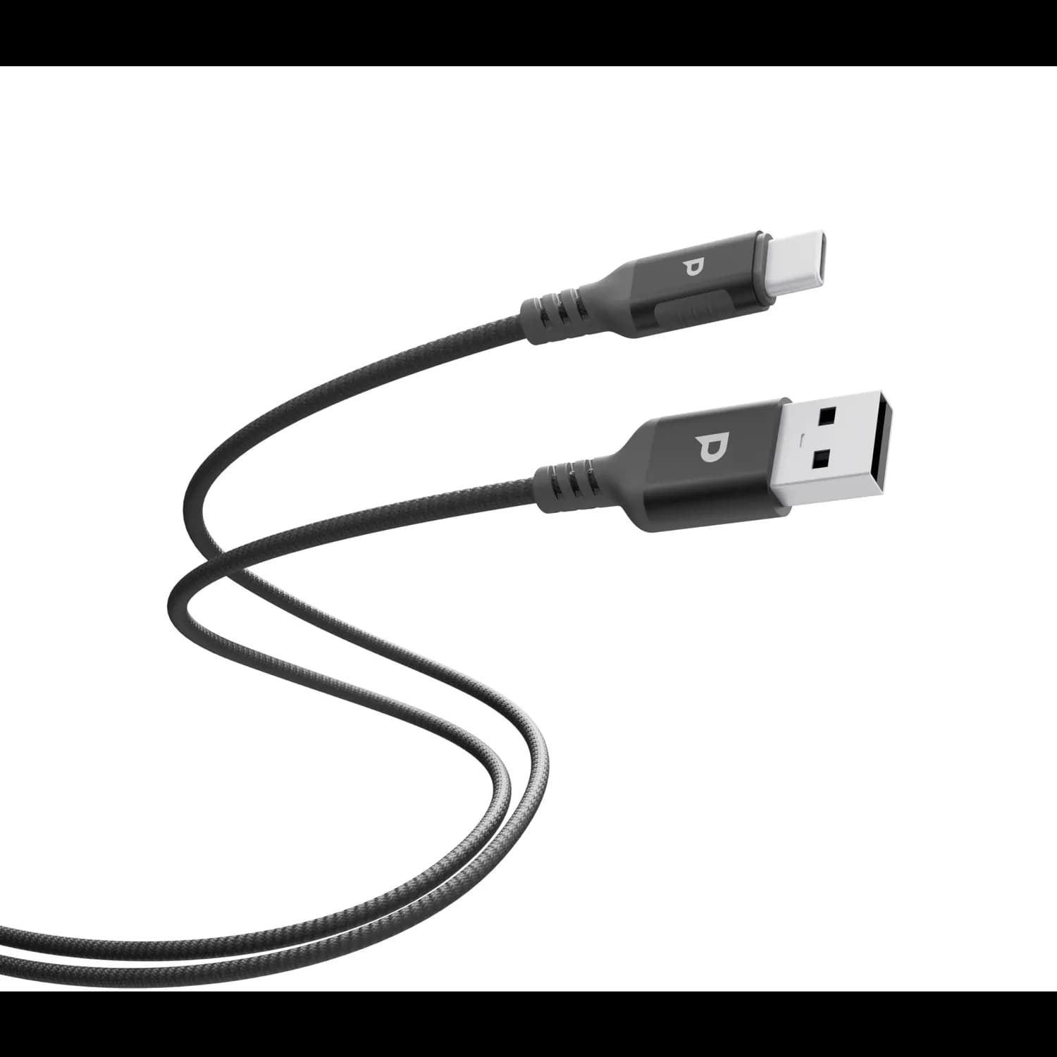 Powerology USB-C Cable - 100W PD, 10Gbps, Gray 1