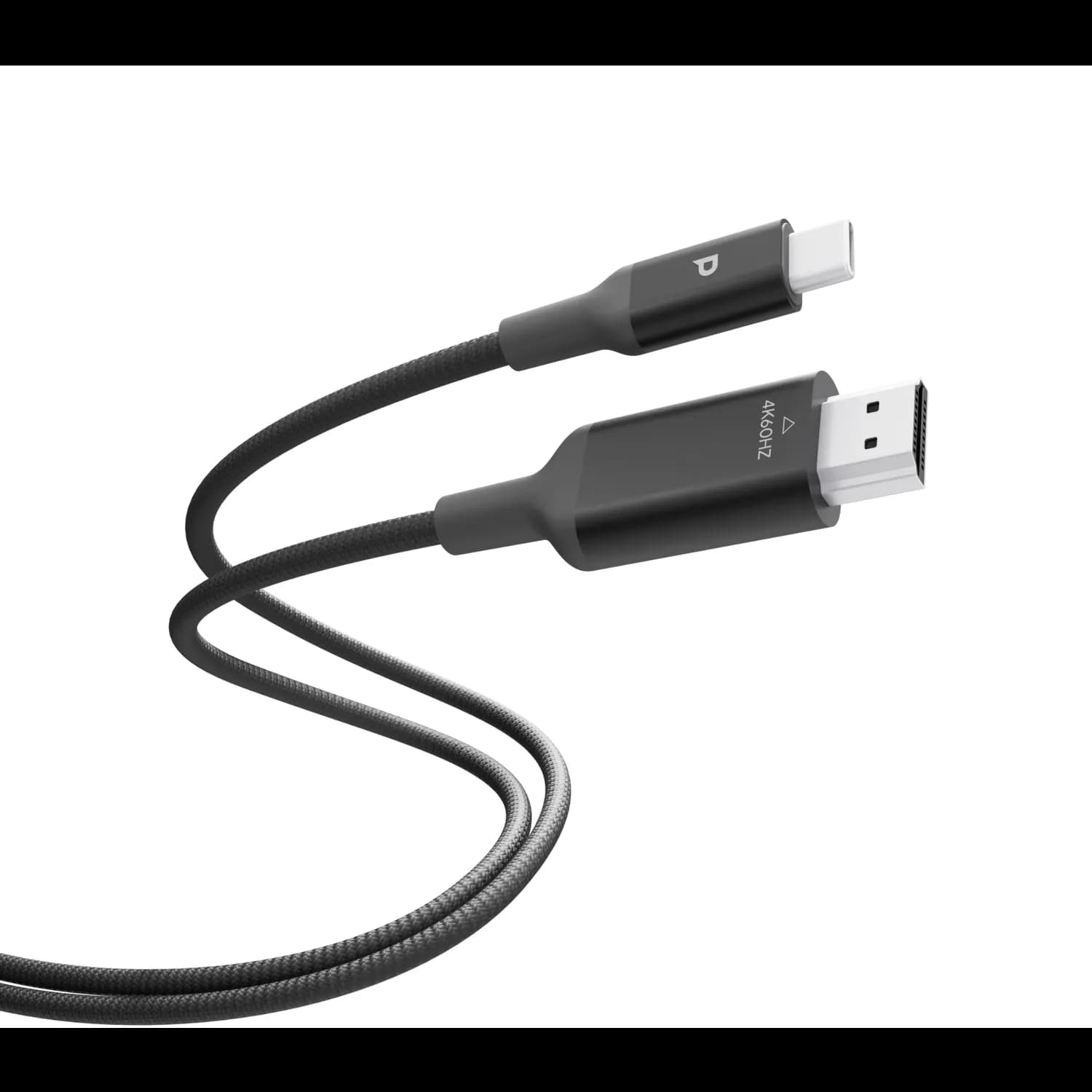 Powerology USB-C to USB-C Cable - 100W PD, 10Gbps, Gray 1 Powerology USB-C to USB-C Cable - 100W PD, 10Gbps, Gray 1