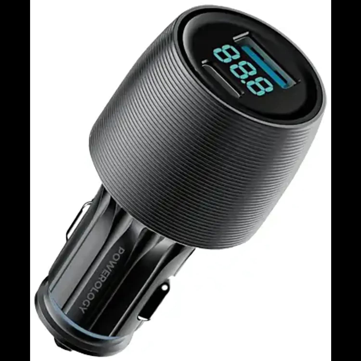 Powerology Car Charger Velox - 83W Dual-Port, Black Powerology Car Charger Velox - 83W Dual-Port, Black
