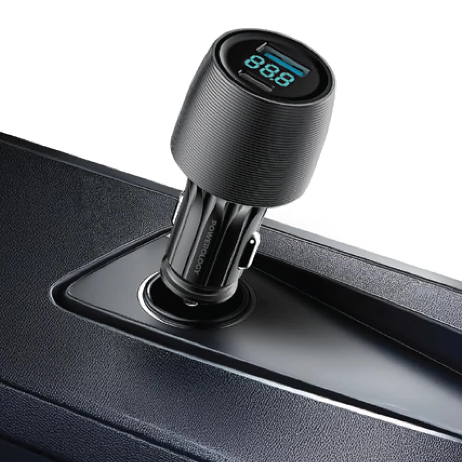 Powerology Car Charger Velox - 83W Dual-Port, PD 65W & QC 18W 3
