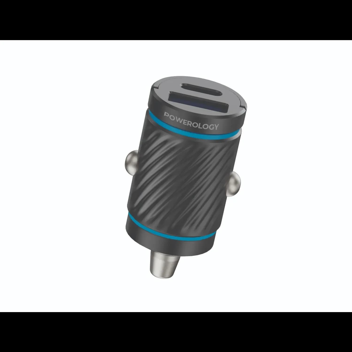 Powerology Car Charger - Dual-Port, Black 1 Powerology Car Charger - Dual-Port, Black 1