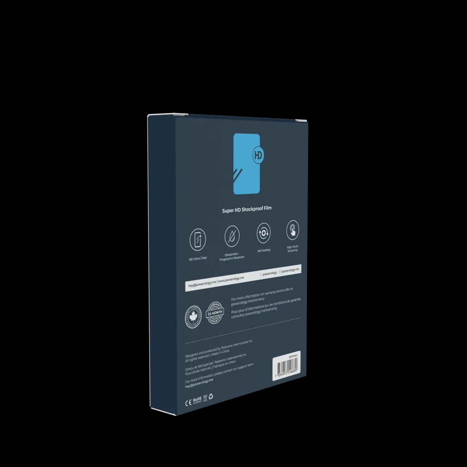 Powerology Screen Protector - Super HD, Clear, 20pcs 4