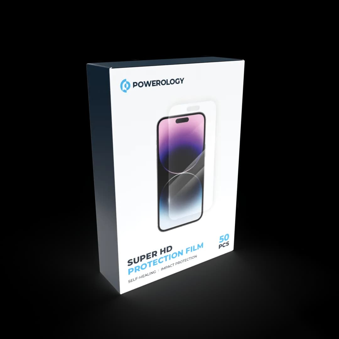 Powerogy Screen Protector PCFLMCL50P - Super HD, 50pcs 3