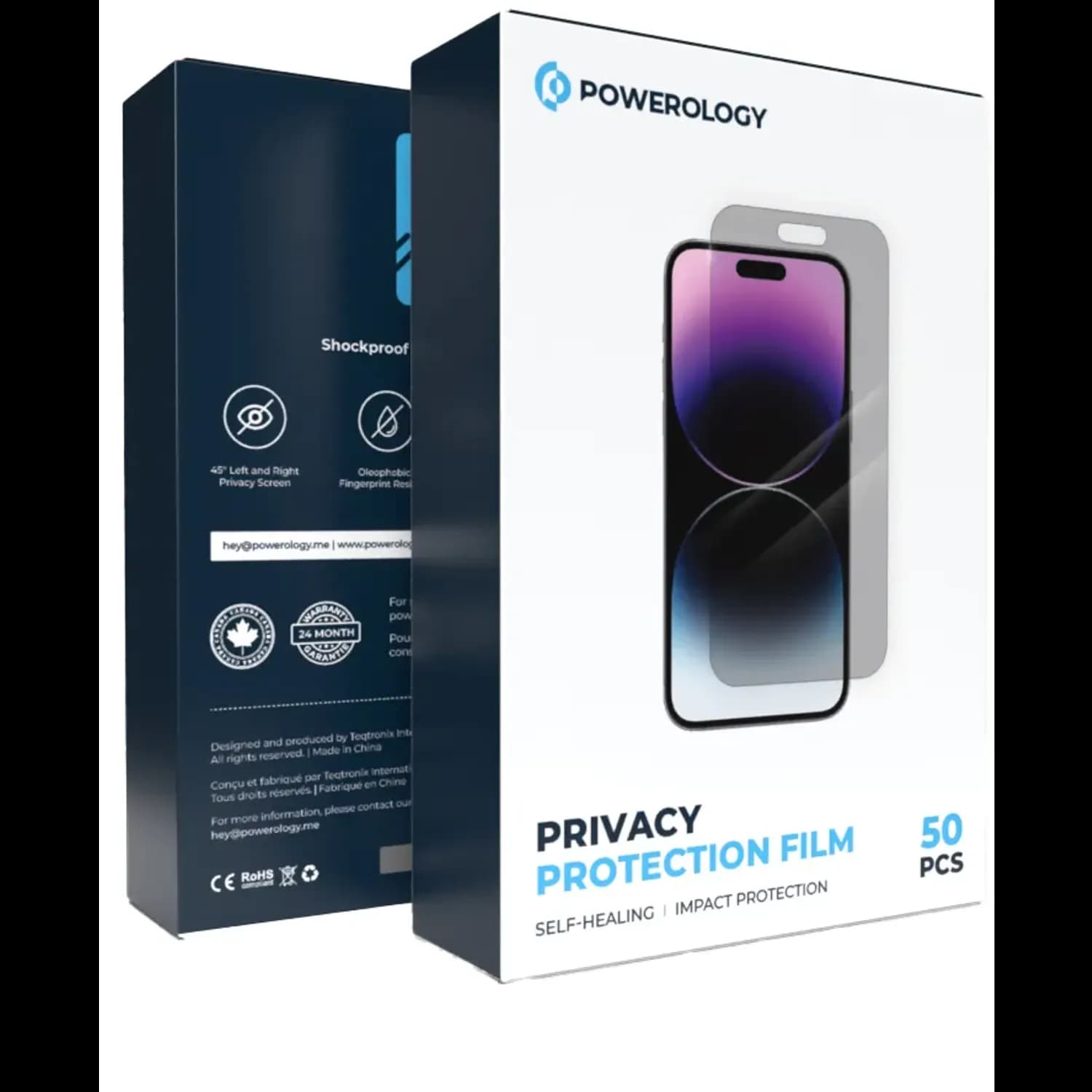 Powerology Privacy Protection Film - 20 Pieces, Privacy 5