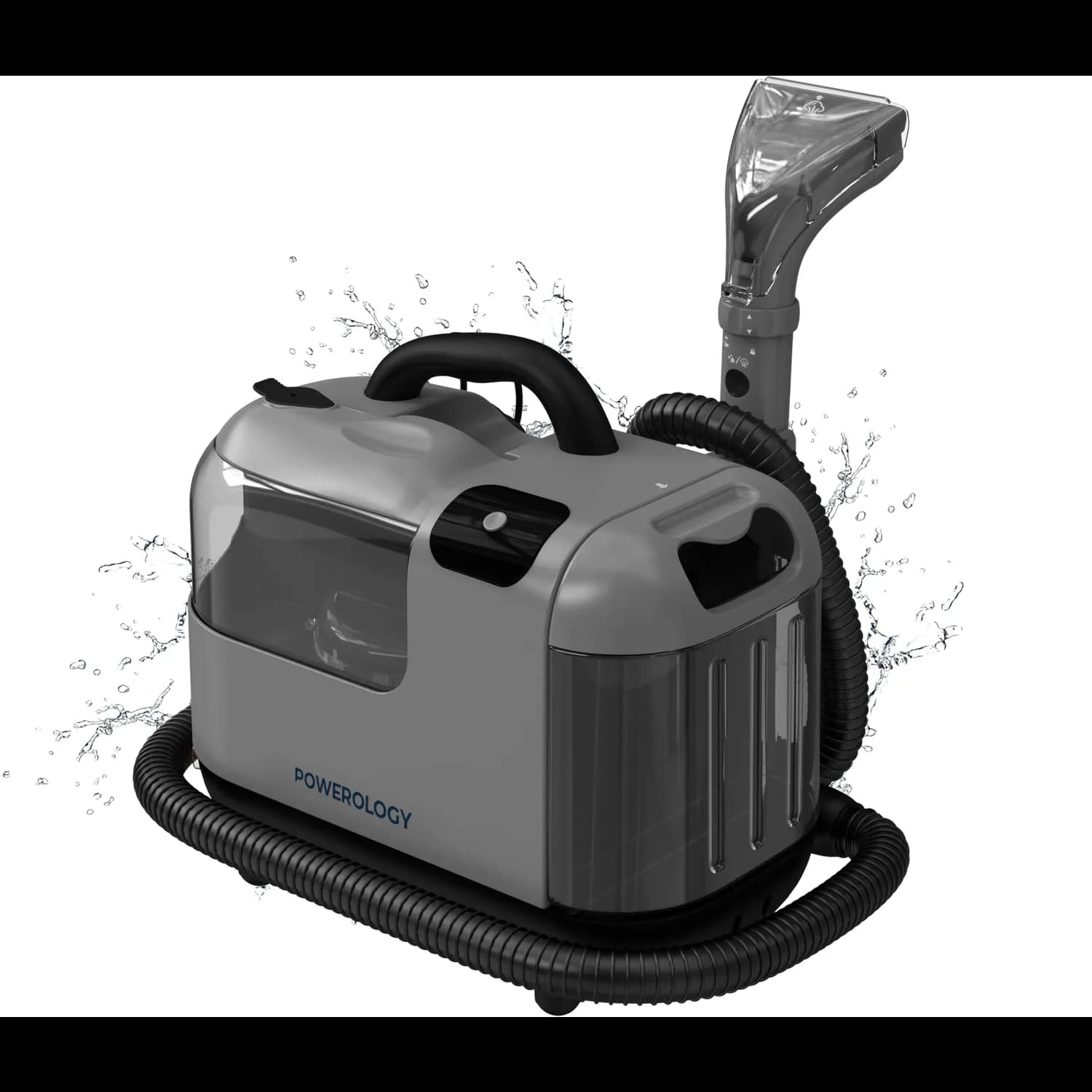 Powerology Deep Cleaner - 1200W, Hot Water & Steam, Grey 1