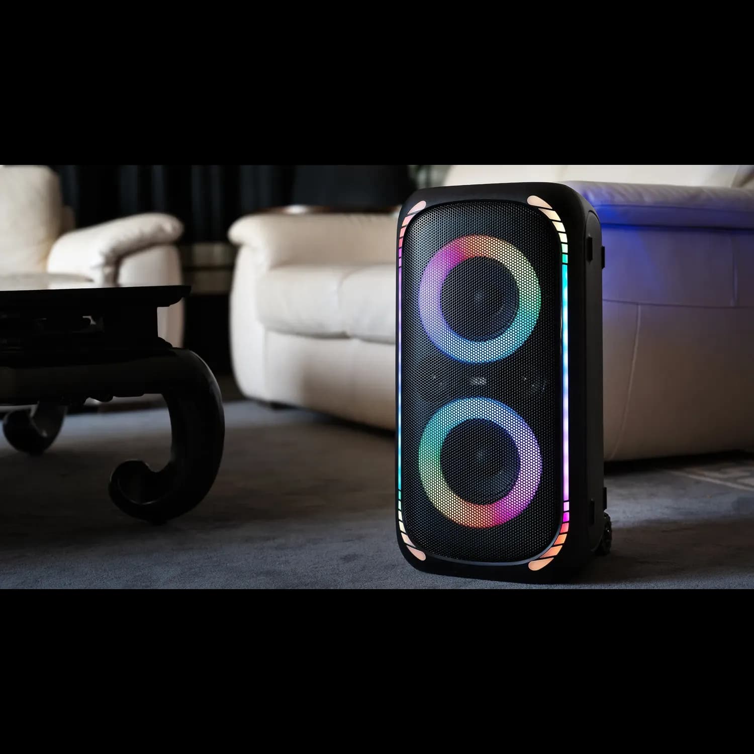Porodo Soundtec Bash X Party Speaker with Trolley, - Black 2