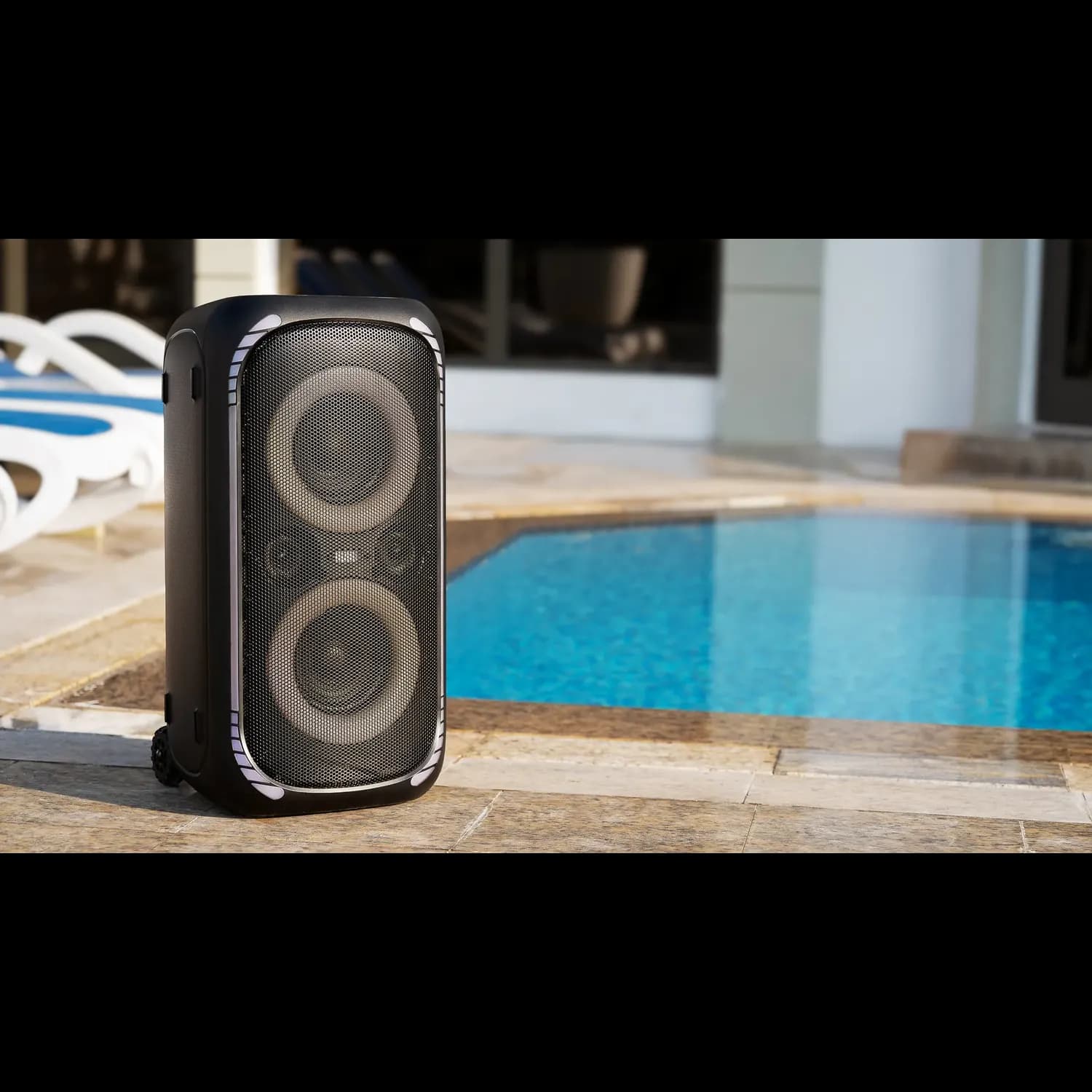 Porodo Soundtec Bash X Party Speaker with Trolley, - Black 3