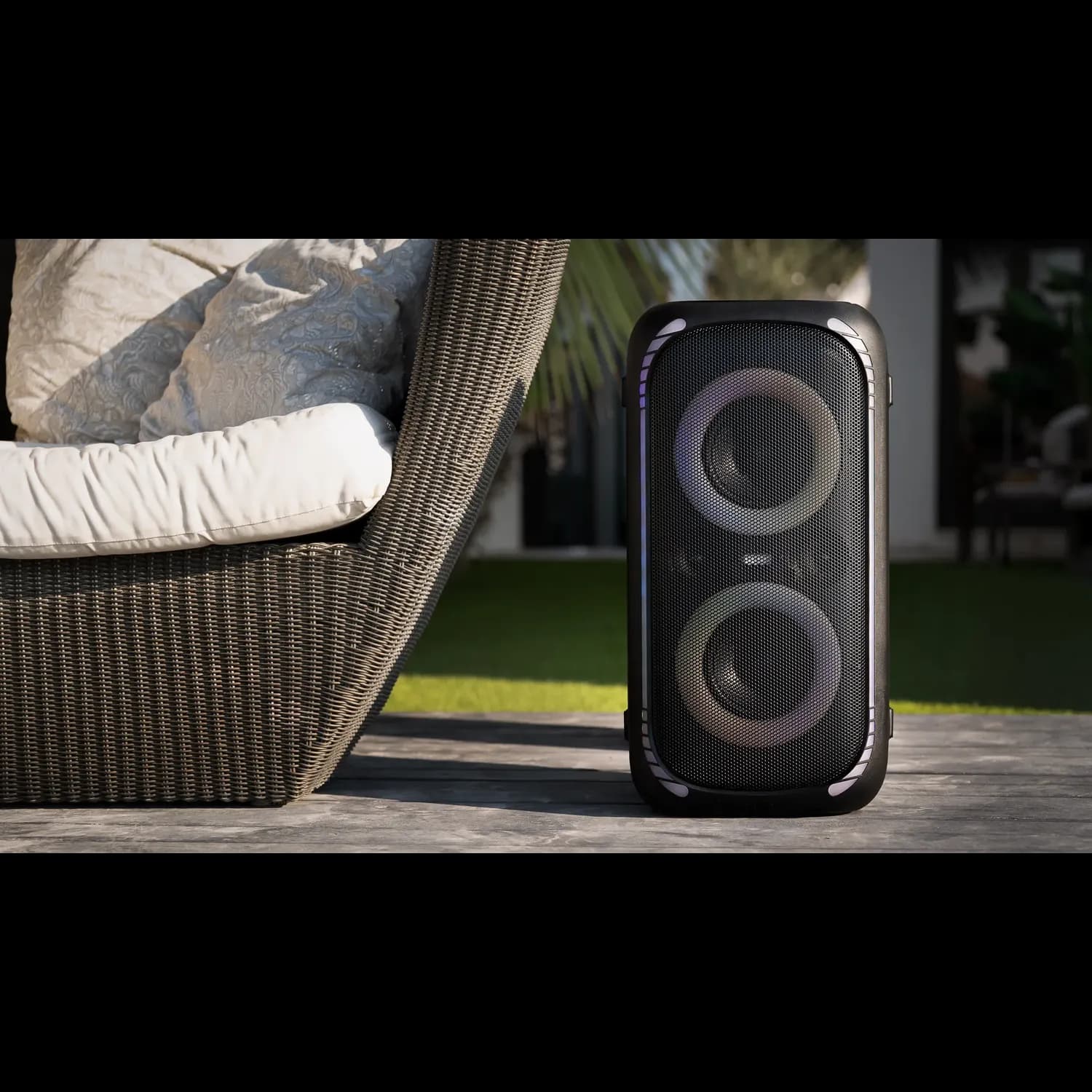 Porodo Soundtec Bash X Party Speaker with Trolley, - Black 5