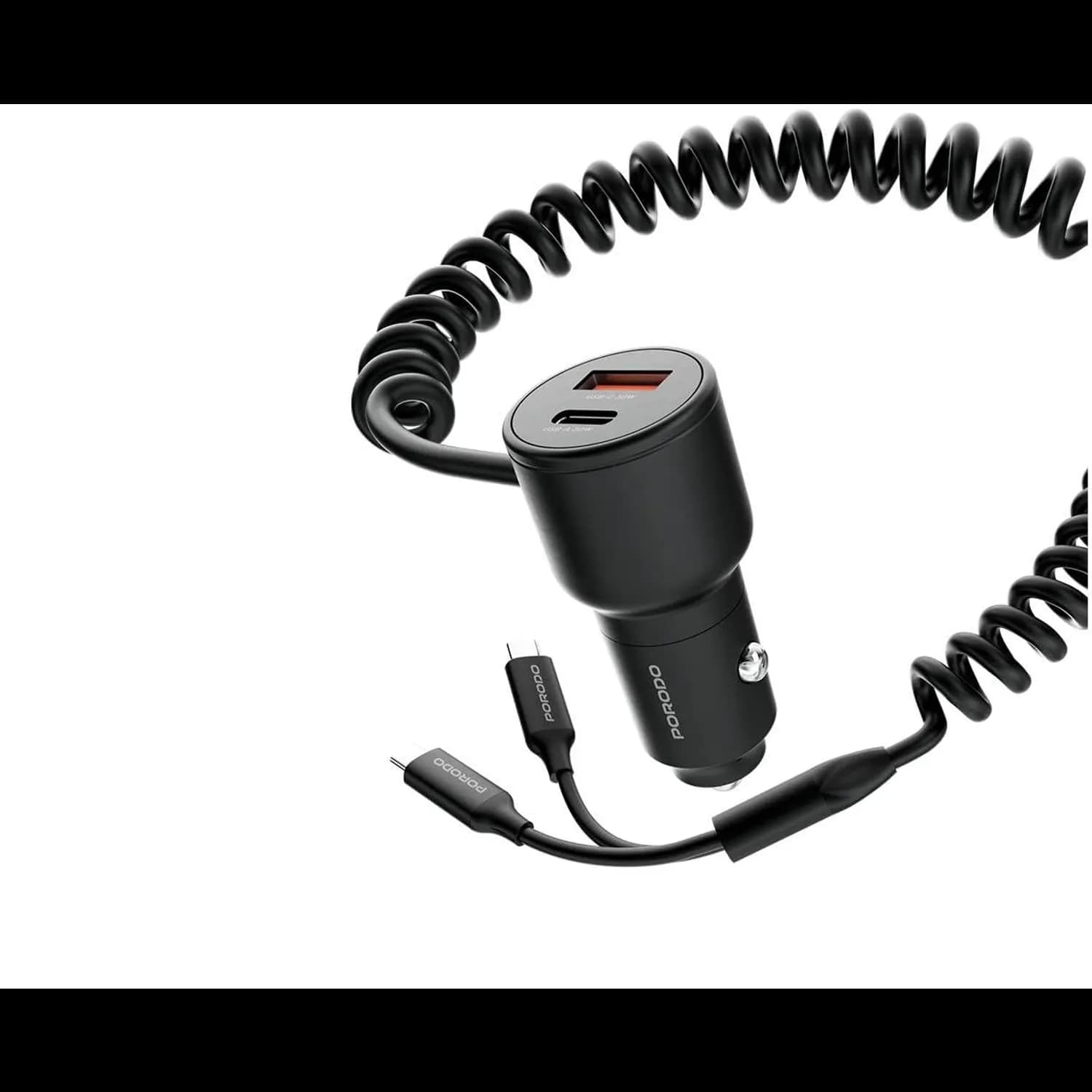 Porodo USB Charging Strip - 50W, 9 Ports, Black 1