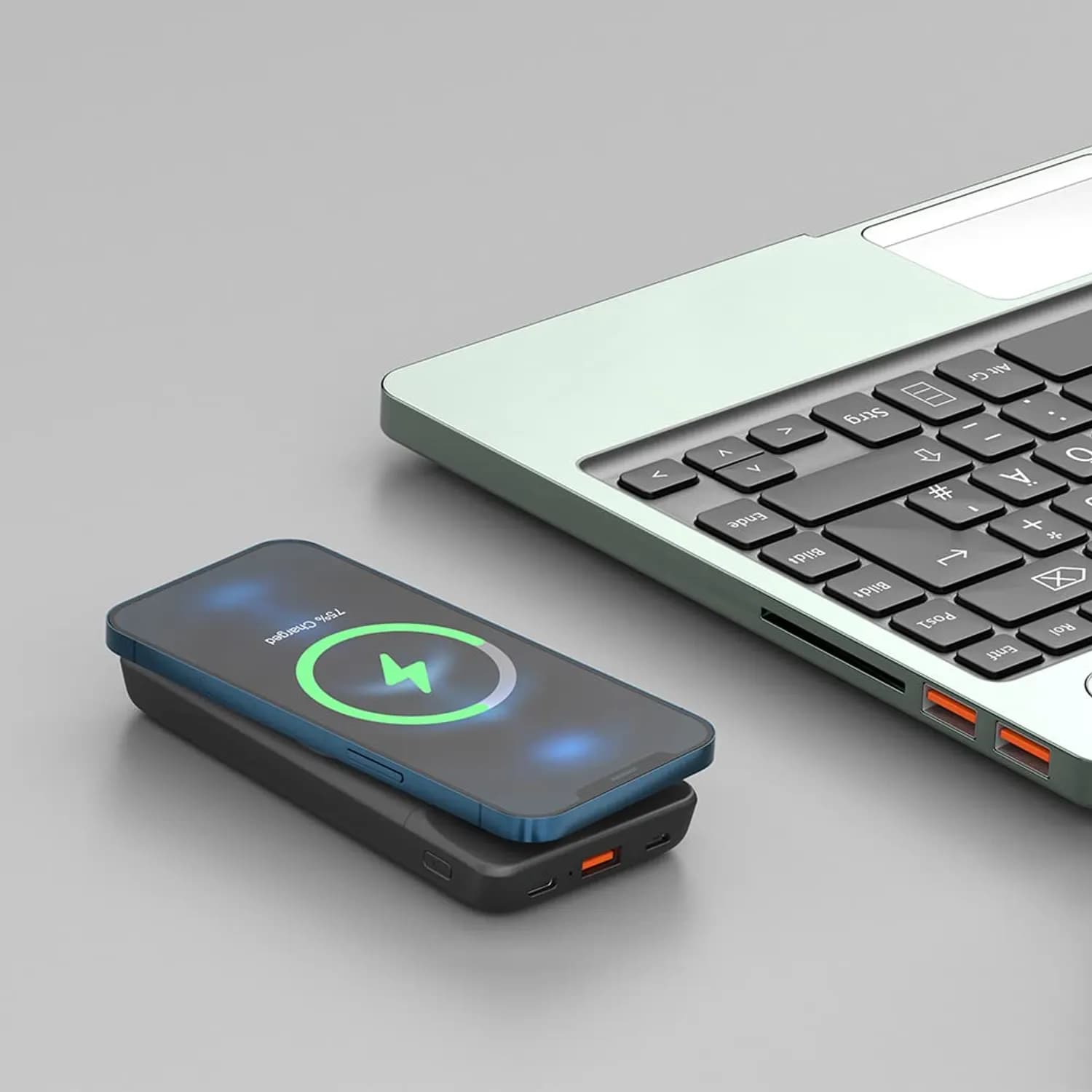 Porodo Power Bank - 10000mAh 20W PD, Red 4