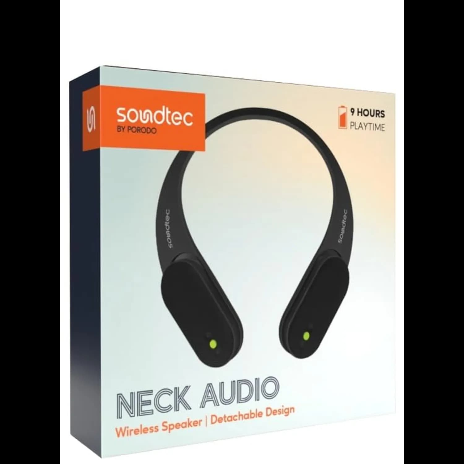 Porodo Wireless Headphones Soundtec ANC Max - Bluetooth 5.3, Blue 5