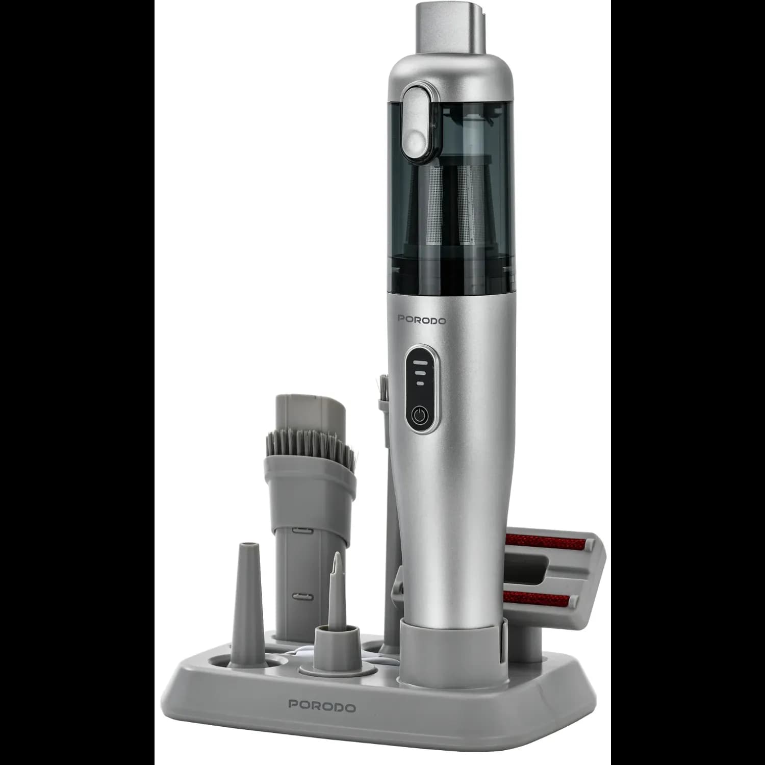 Porodo Blower & Vacuum Cleaner - 9-in-1, Gray 1 Porodo Blower & Vacuum Cleaner - 9-in-1, Gray 1