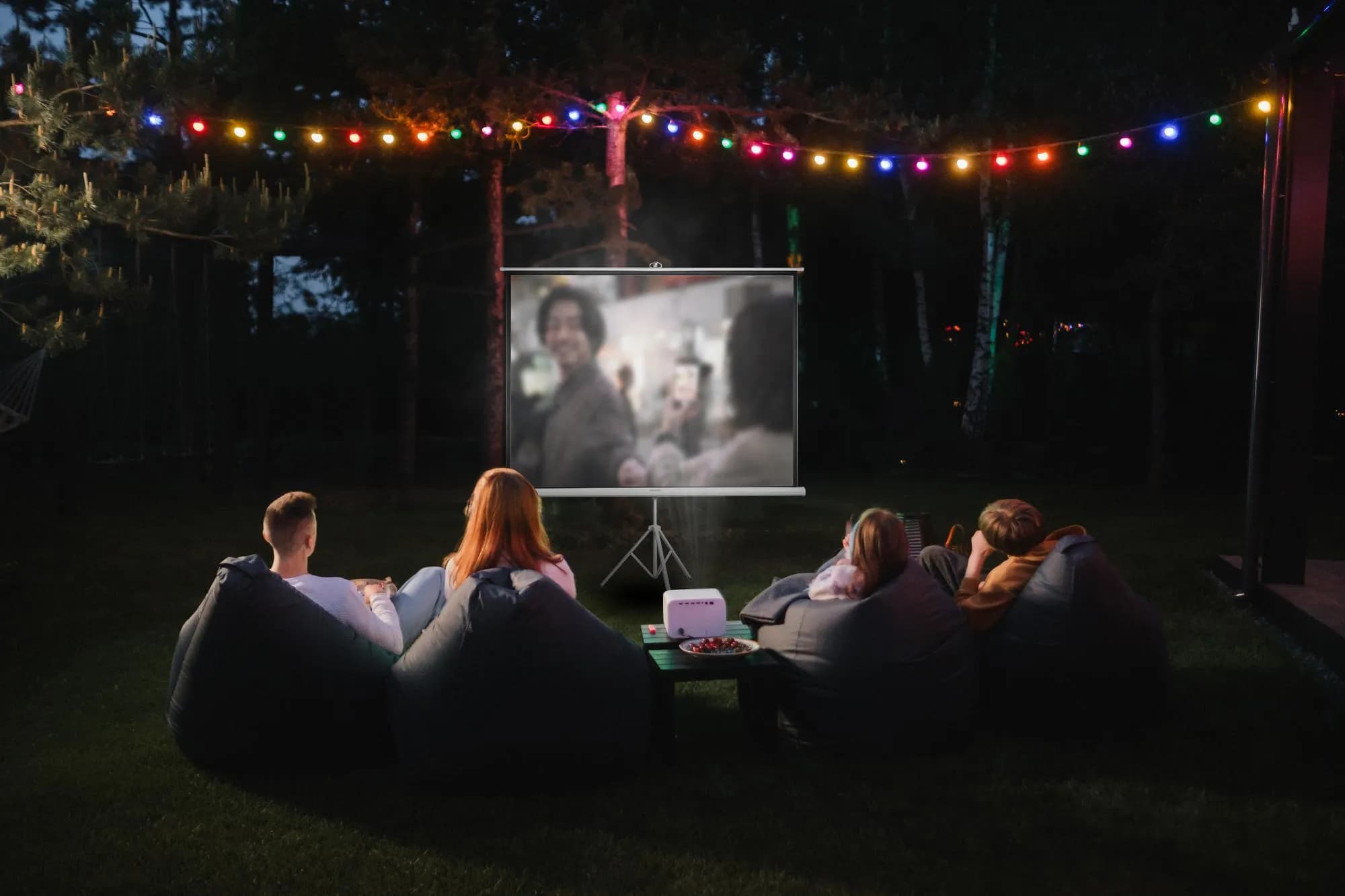 Porodo 100" Projection Screen 4:3 3