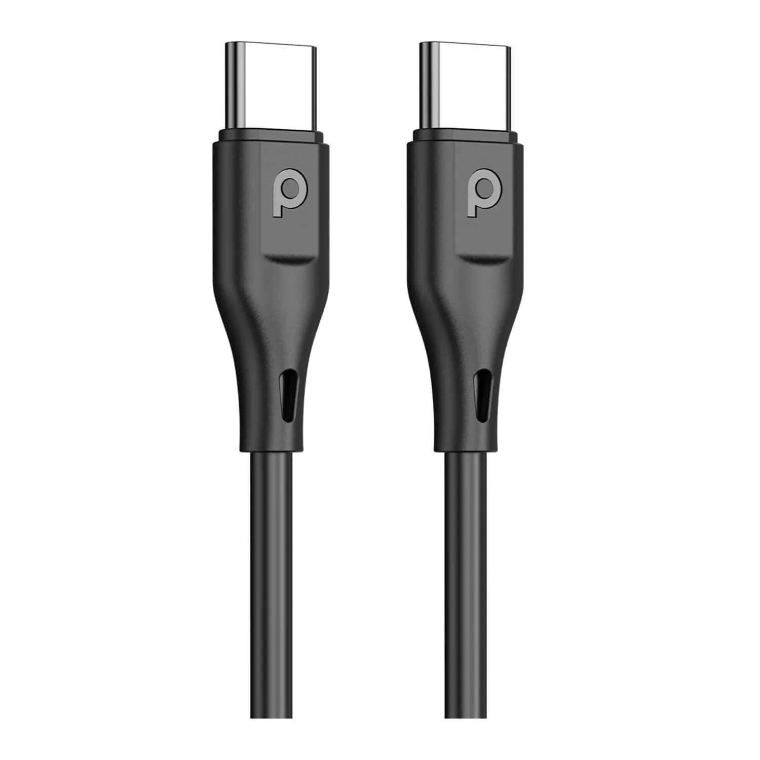 Porodo 20W+QC USB A+C Charger UK with C-C 1.2M Cable - Black 4