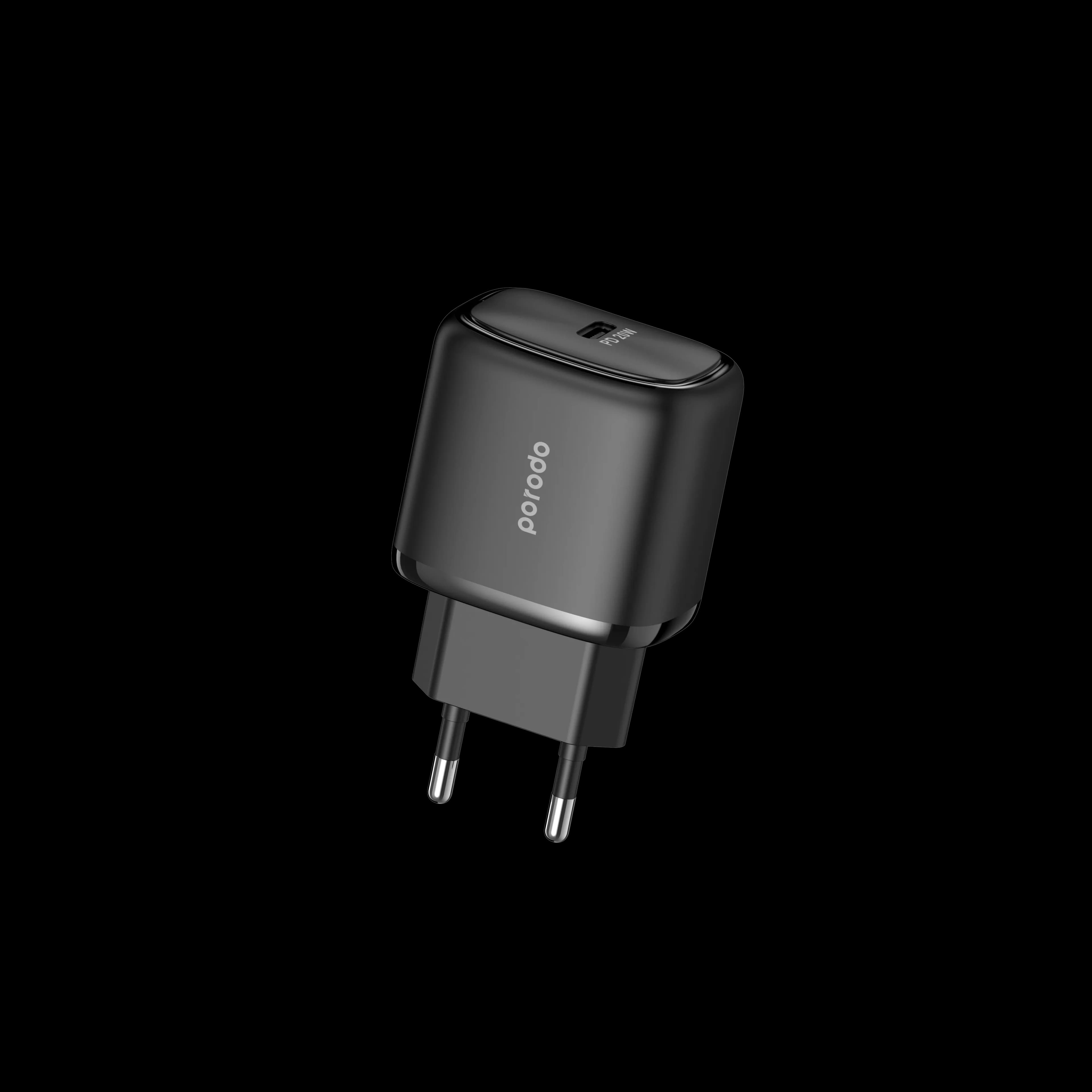 Porodo USB-C Power Delivery Quick Charger EU with USB-C Lightning Cabl 2