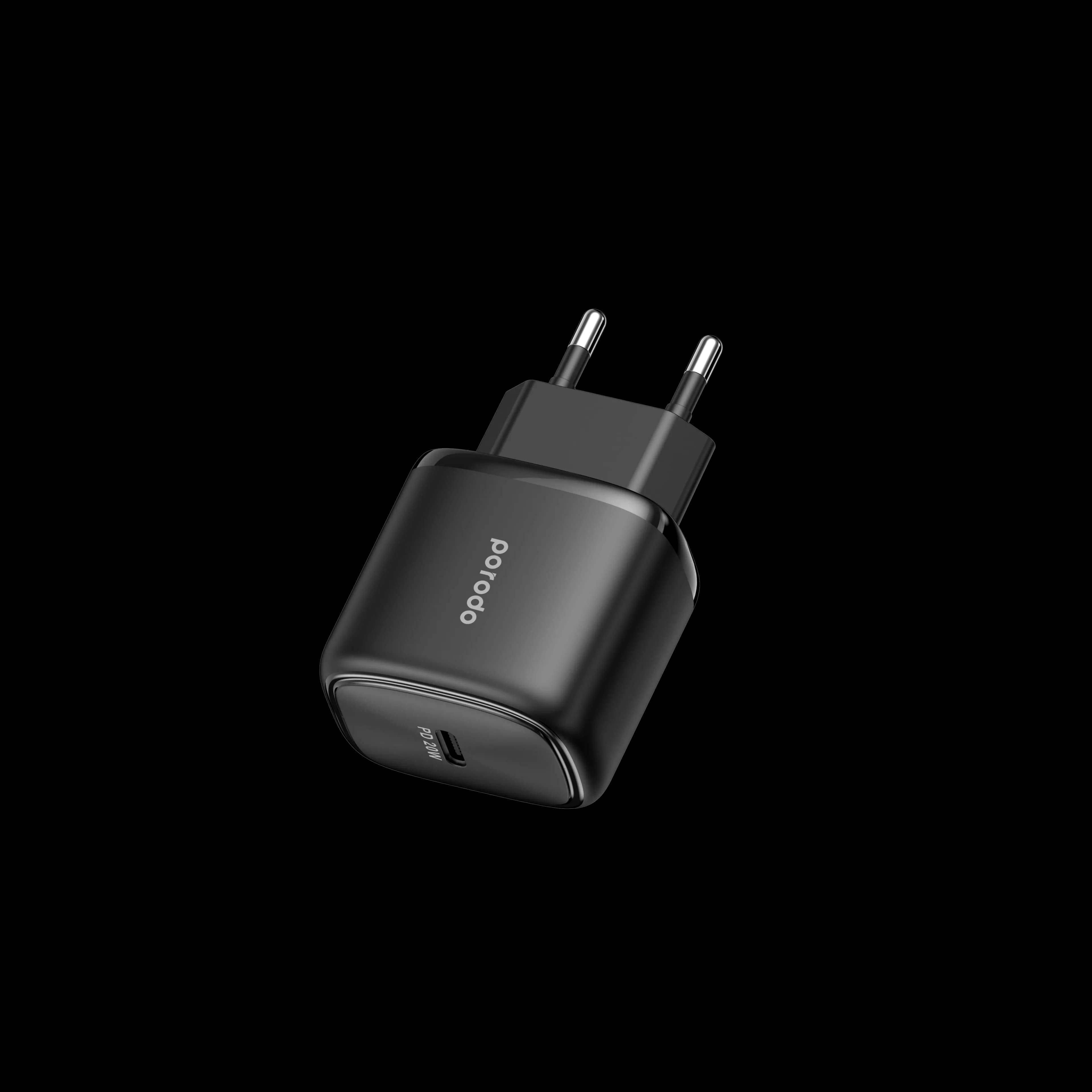 Porodo USB-C Power Delivery Quick Charger EU with USB-C Lightning Cabl 3