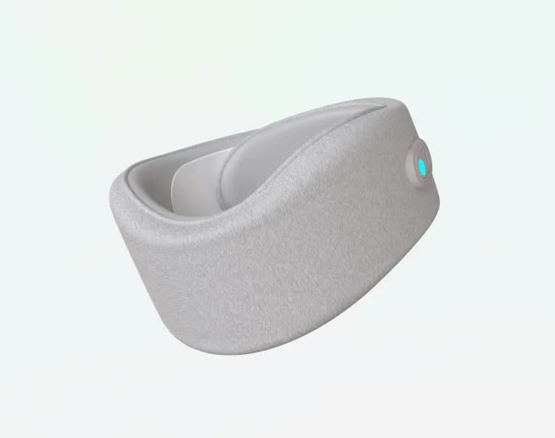 Porodo Neck Pillow Massager with Hot Compress - Gray 1 Porodo Neck Pillow Massager with Hot Compress - Gray 1