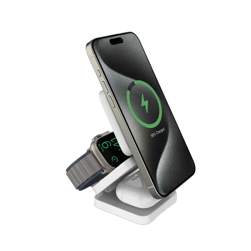 Porodo Mag 3in1 Fast Charge 15W - White 4