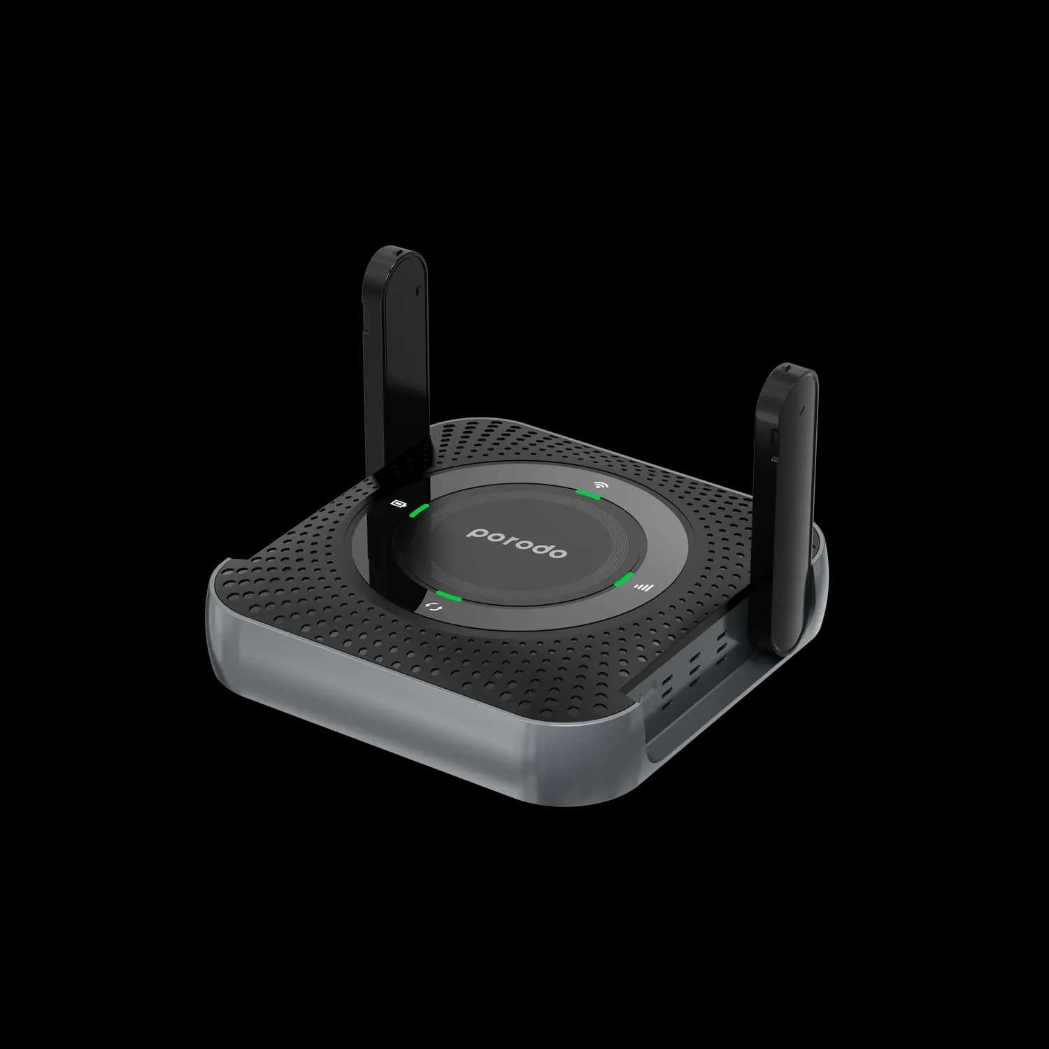 Porodo Portable 4G LTE Router - Outdoor, Black/Grey 1 Porodo Portable 4G LTE Router - Outdoor, Black/Grey 1