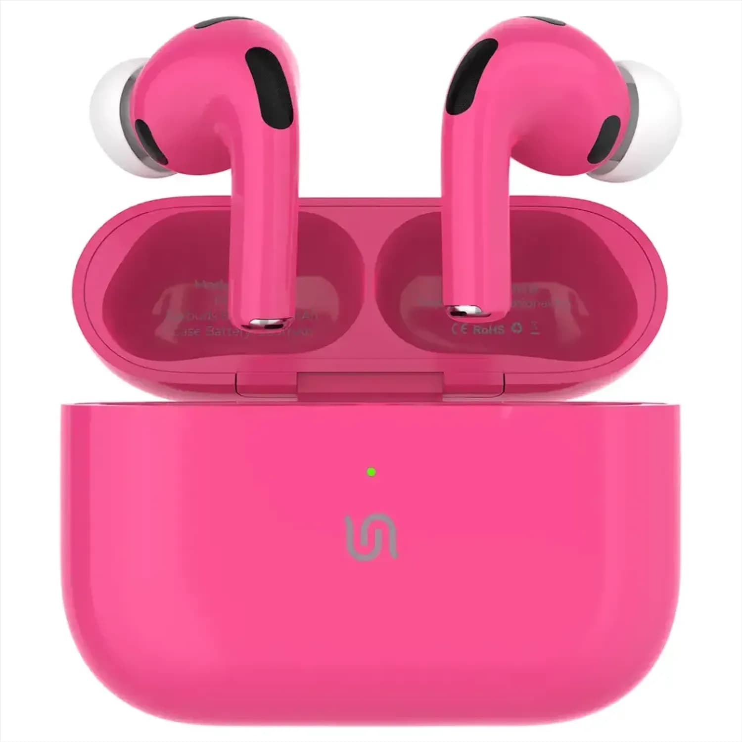 Porodo True Wireless Earbuds Soundtec Pro III - ANC, White — Pink 1 Porodo True Wireless Earbuds Soundtec Pro III - ANC, White — Pink 1