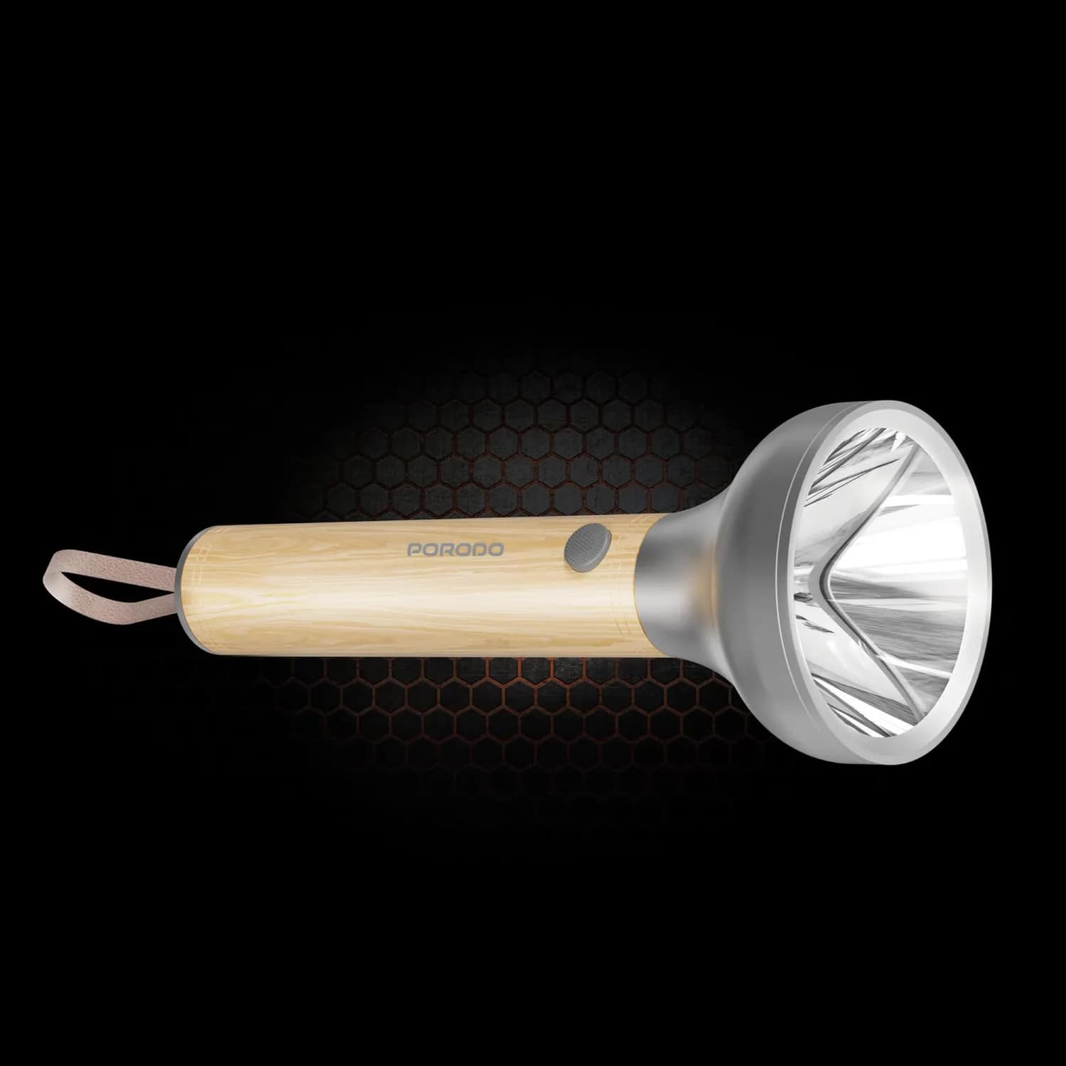 Porodo LED Flashlight Birch 190 - 190 Lumens, Wooden 5