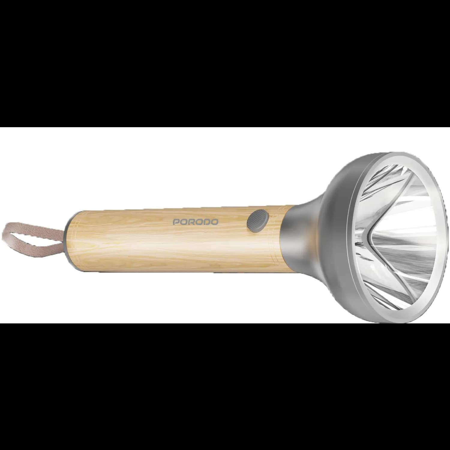 Porodo LED Flashlight Birch 190 - 190 Lumens, Wooden 1 Porodo LED Flashlight Birch 190 - 190 Lumens, Wooden 1