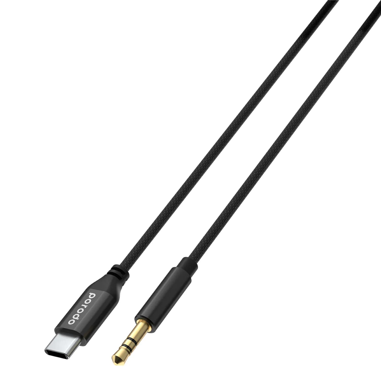 Porodo Aluminum Type-C to AUX Cable 1 Porodo Aluminum Type-C to AUX Cable 1