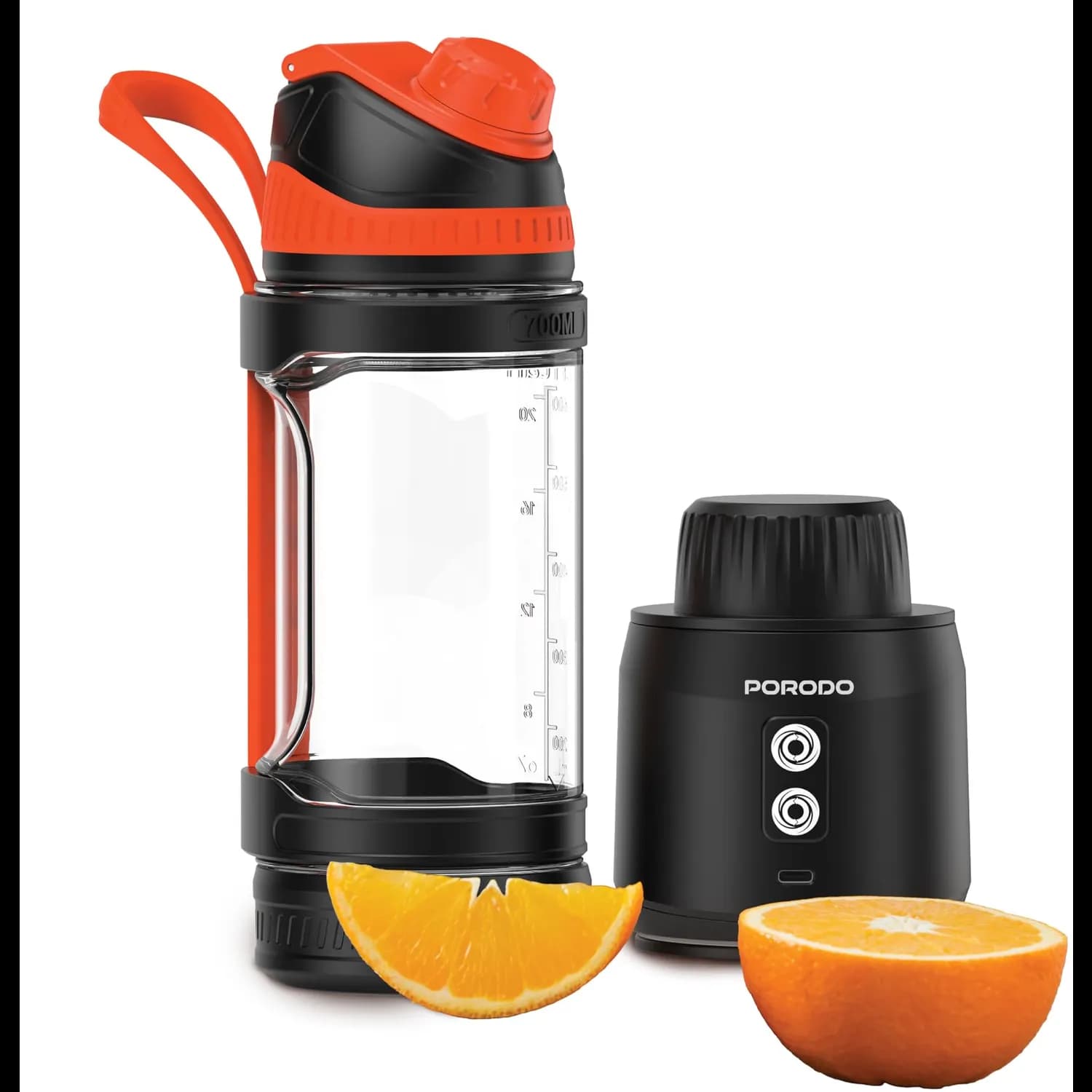 Porodo Portable Blender Nutrimix - 700ml, USB-C, Black — Black 1 Porodo Portable Blender Nutrimix - 700ml, USB-C, Black — Black 1