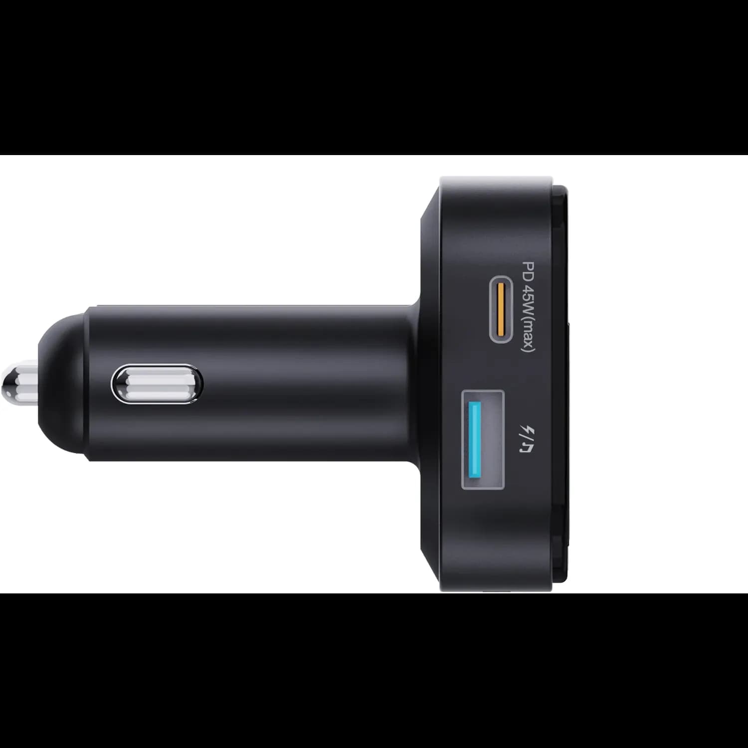 Porodo FM Transmitter & Charger - Bluetooth 5.4, 57W, Black 4