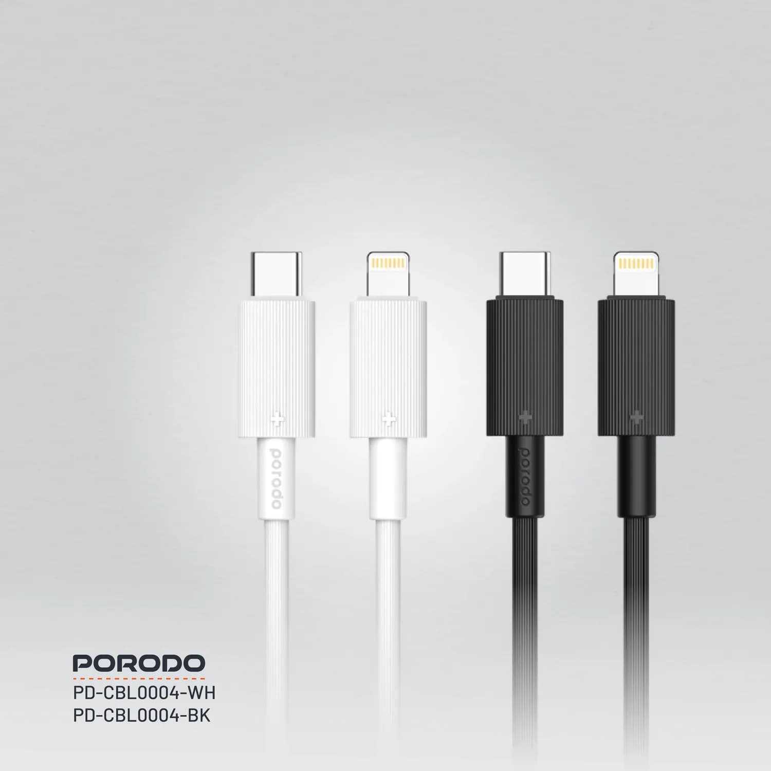 Porodo USB-A to Lightning Cable 3M - Fast Charging, Black 4