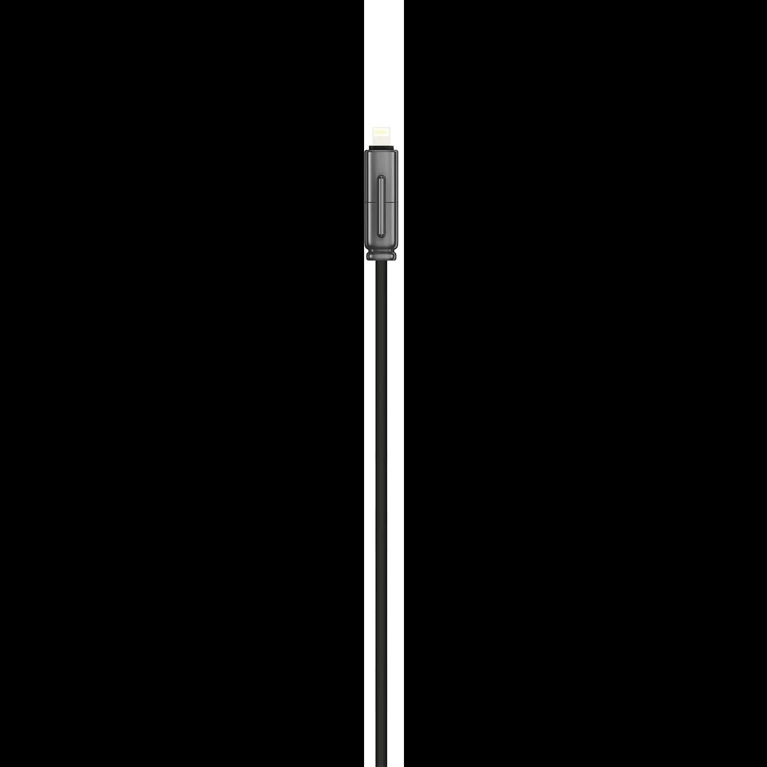 Porodo 4-in-1 Charging & Data Cable - 240W PD, Black 4