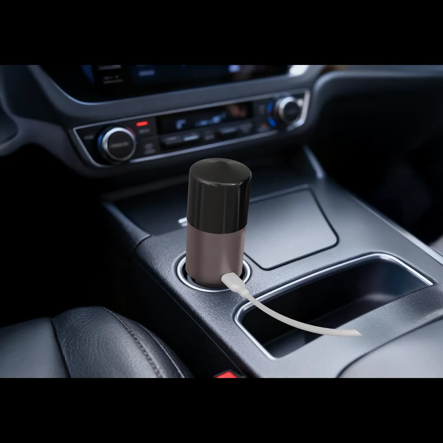 Porodo Car Charger - 30W with Shaver, Brown 4
