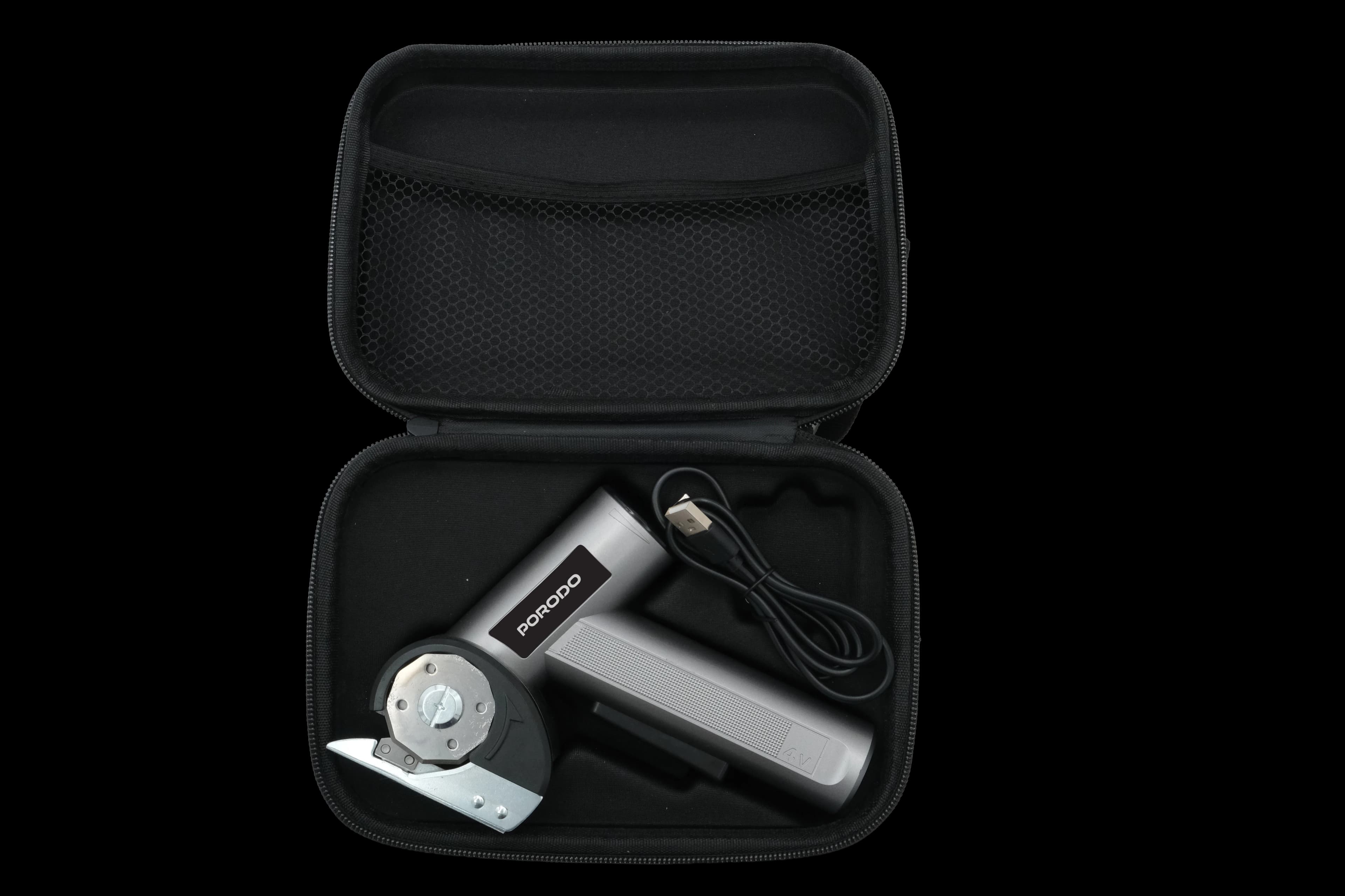 Porodo Cordless Electric Scissors PDCESTY008GY - Guide Light, Grey 4