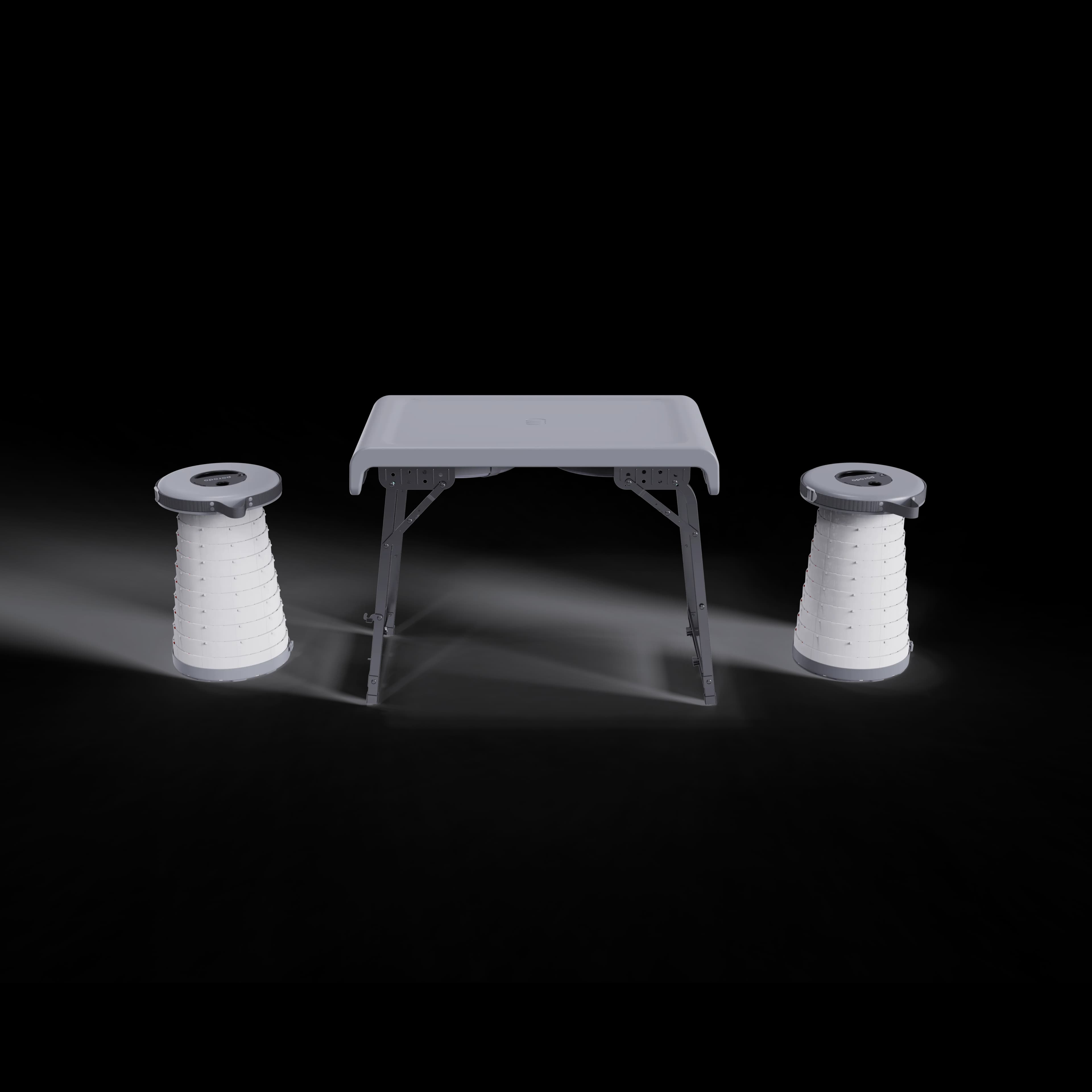 Portable Camping Table & Stool Set 3
