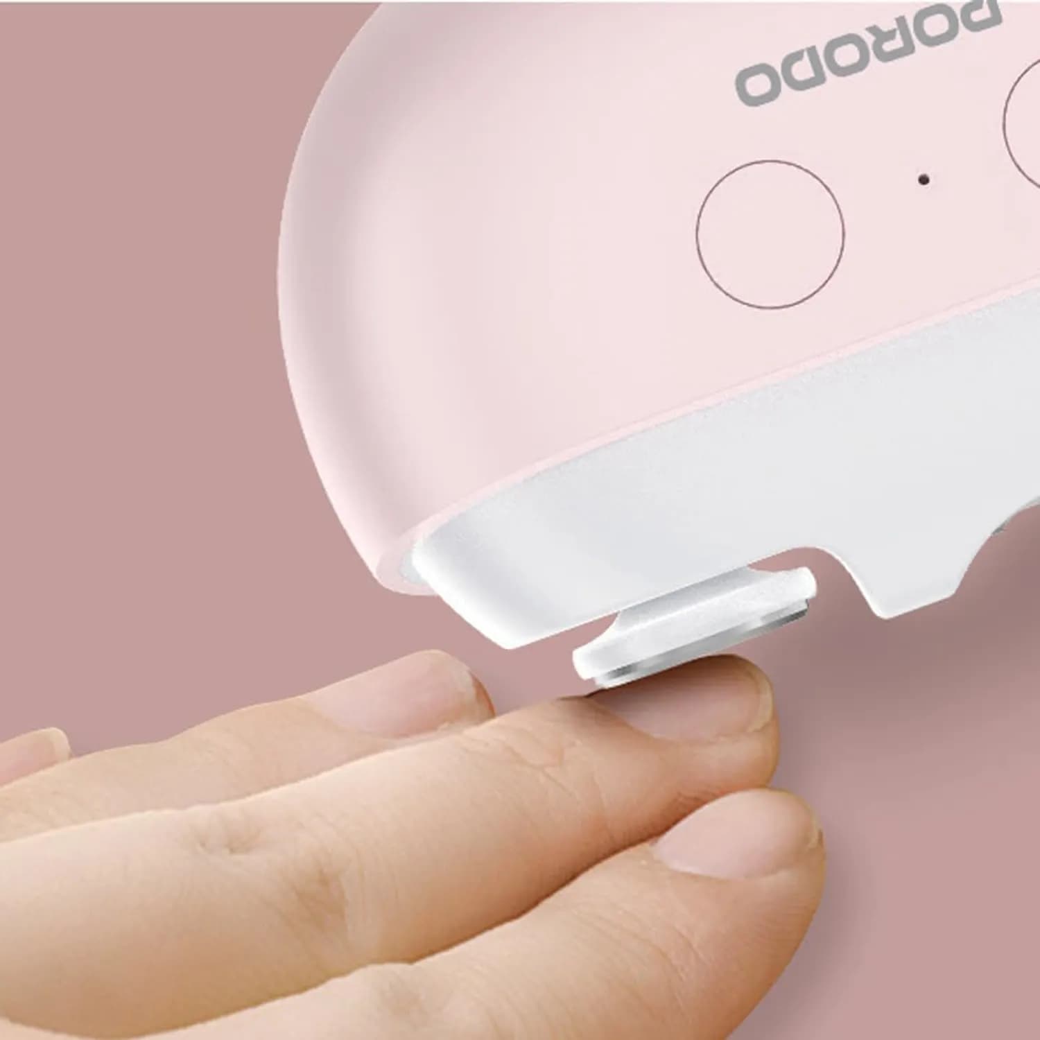 Porodo Electric Nail Clipper - Multifunctional, Pink — Pink 5