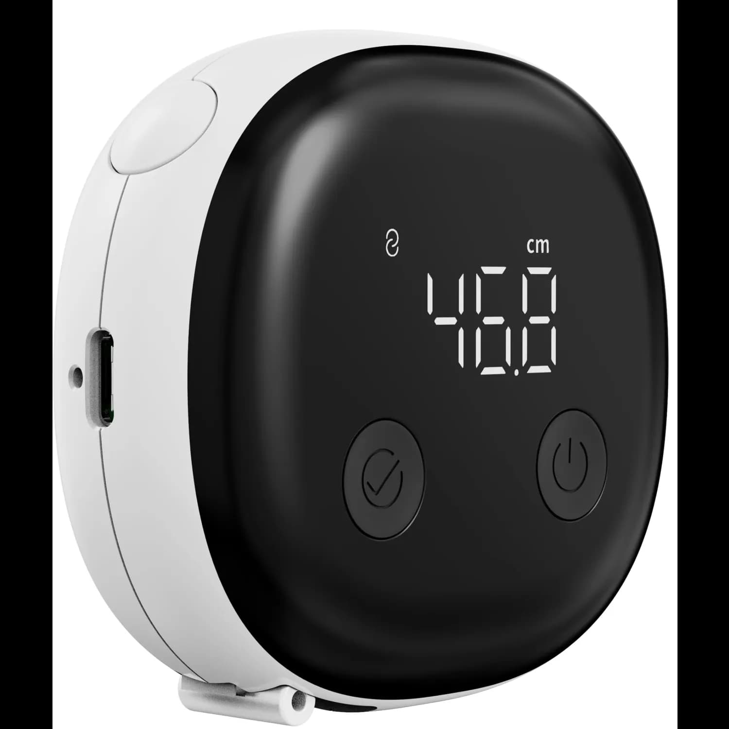 Porodo Smart Body Tape Measure - Bluetooth, USB-C Rechargeable, White 1 Porodo Smart Body Tape Measure - Bluetooth, USB-C Rechargeable, White 1