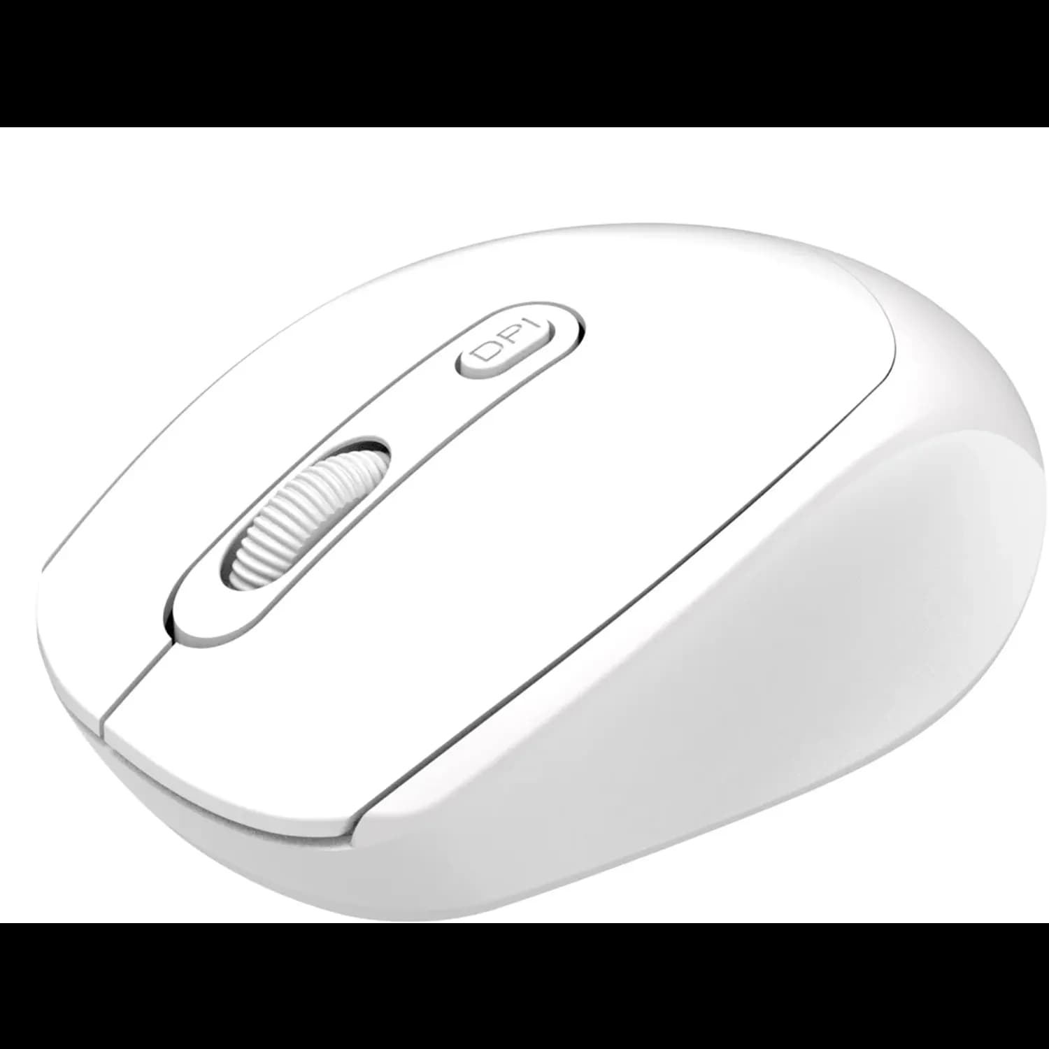 Porodo Wireless Mouse - Bluetooth 5.4, White — Black 4