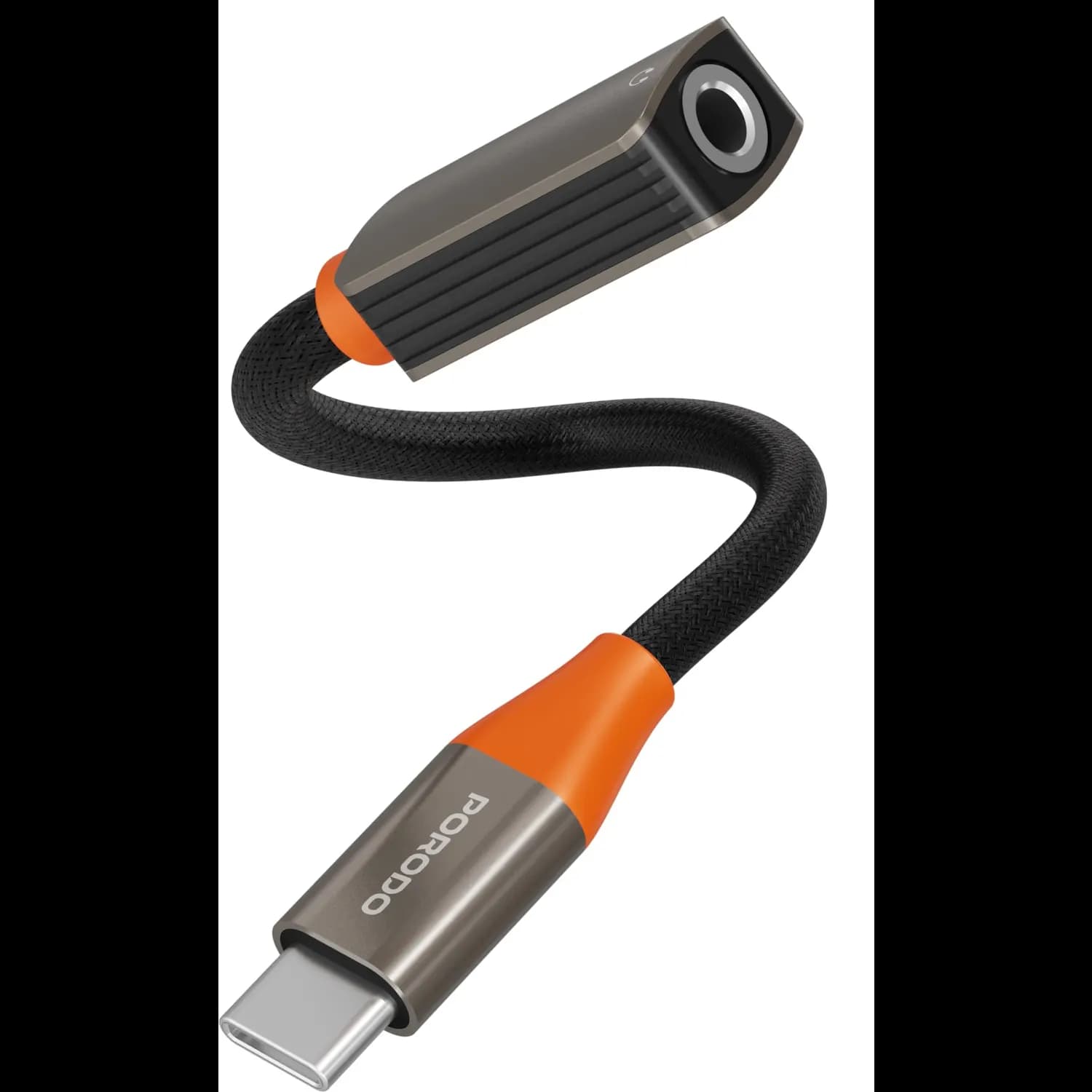 Porodo AudioLink - USB-C to 3.5mm Adapter, Black 1 Porodo AudioLink - USB-C to 3.5mm Adapter, Black 1