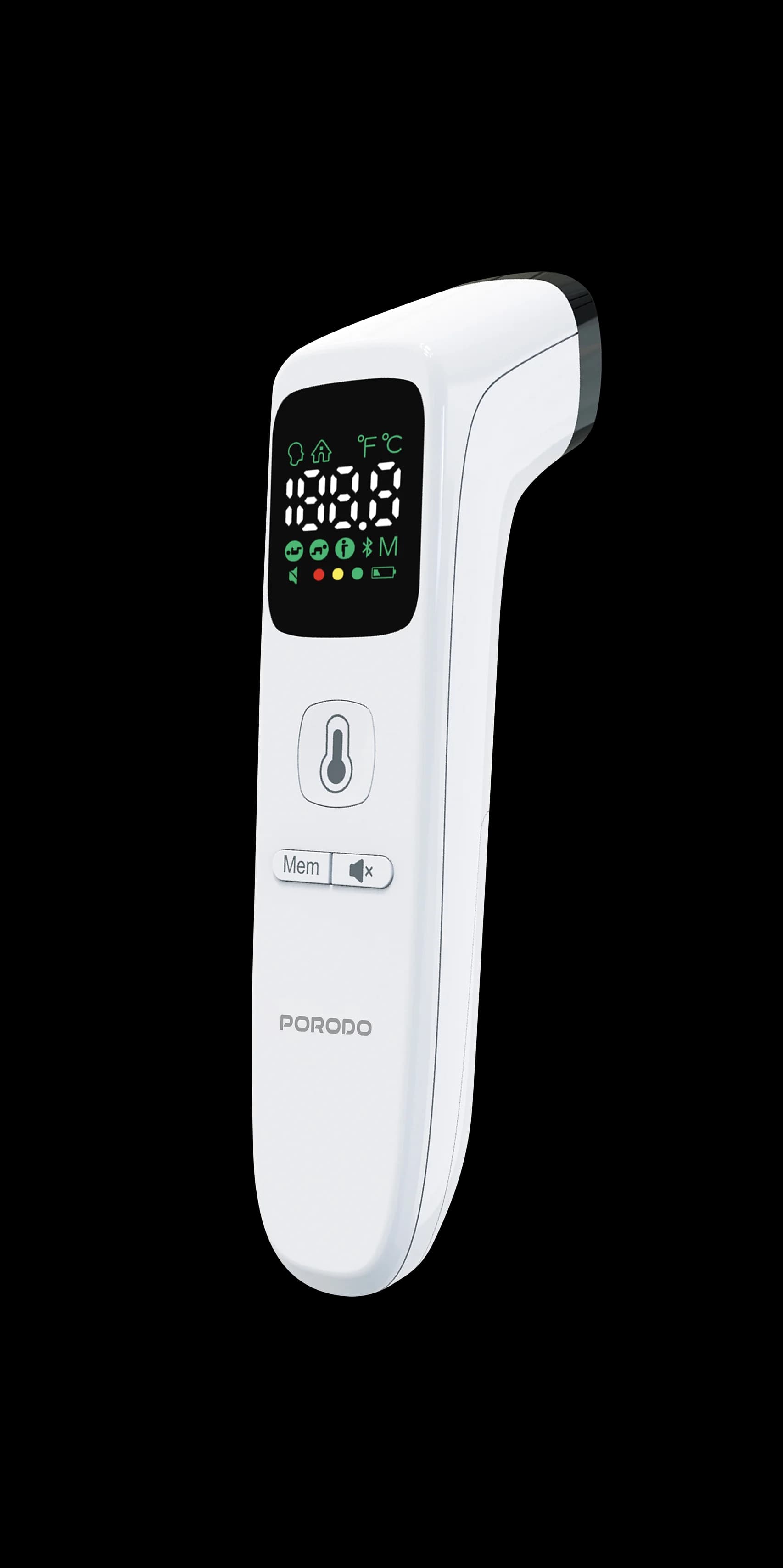 Porodo LiveOn - MULTI-MODE THERMOMETER LED Display - White 3