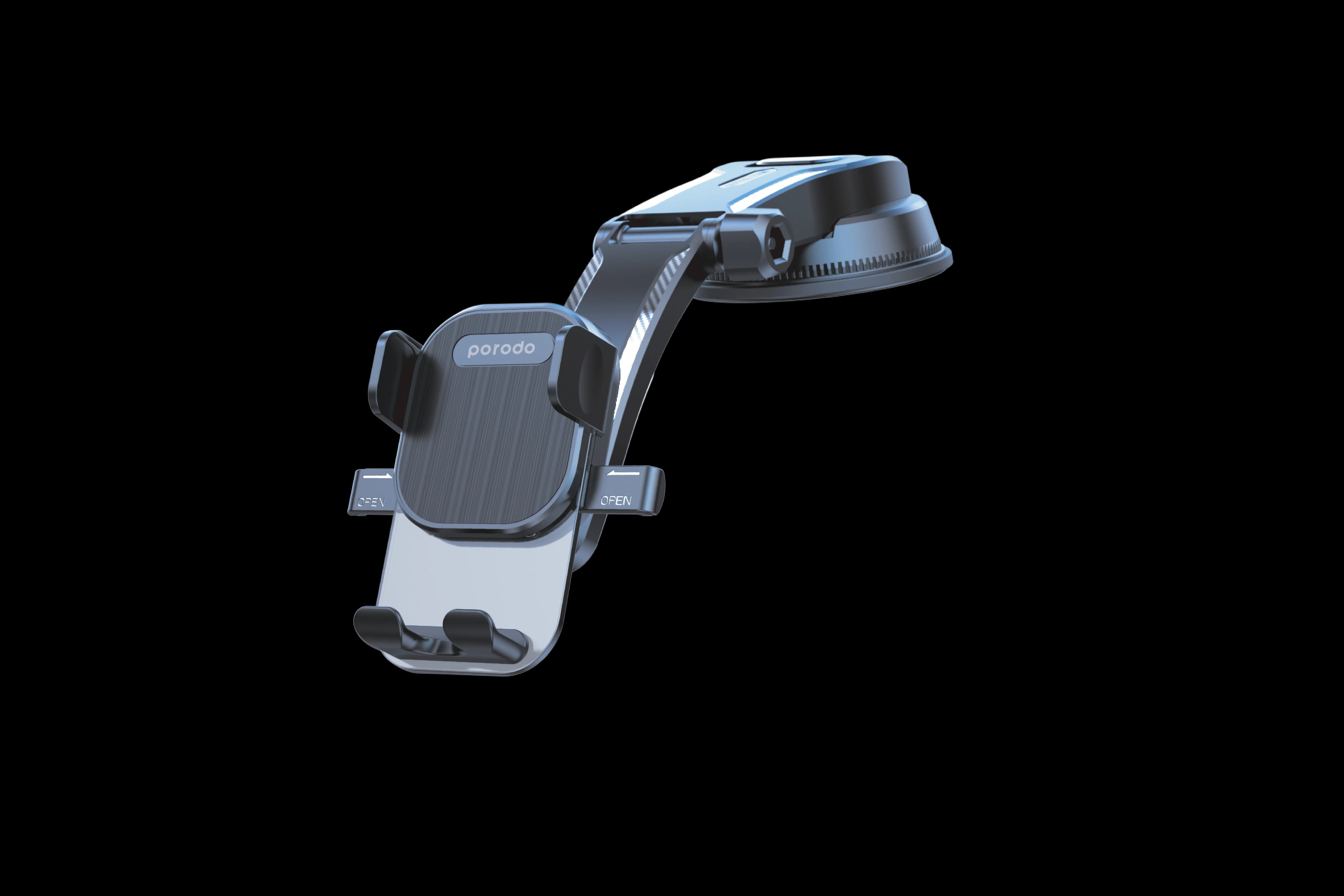 Porodo Easy One Touch Car Mount - Black 2