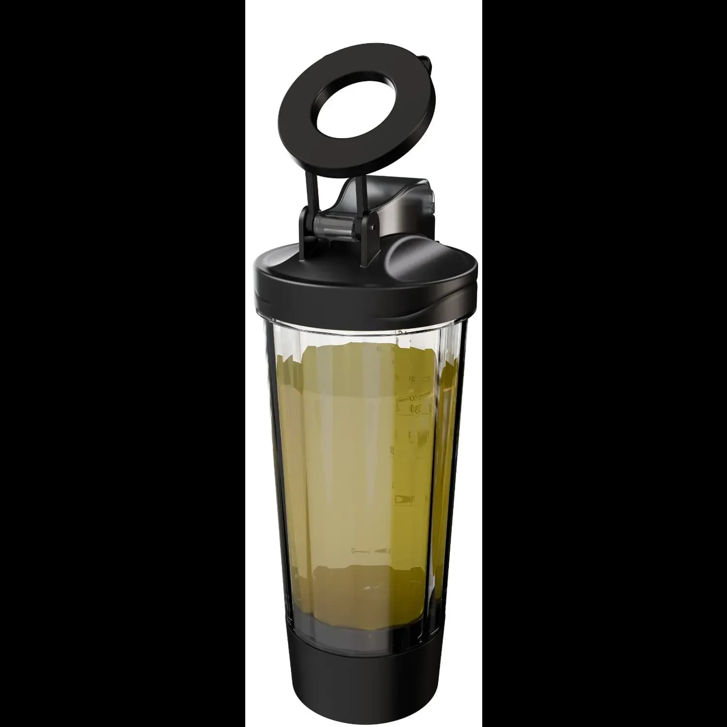Porodo Electric Protein Shaker Bottle - 700ml, Power Bank, Black 5