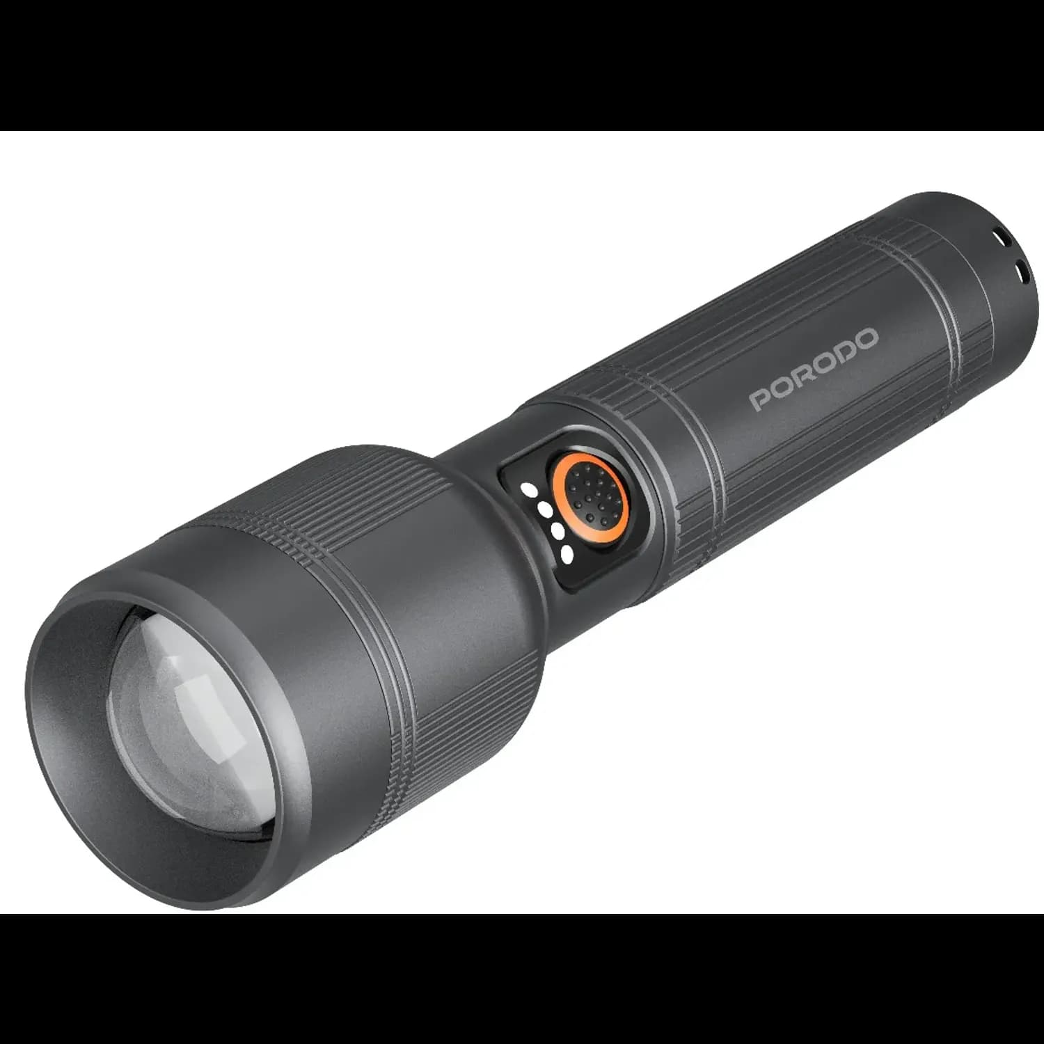 Porodo Flashlight - 30W, IPX5 Water-Resistant, Grey 1