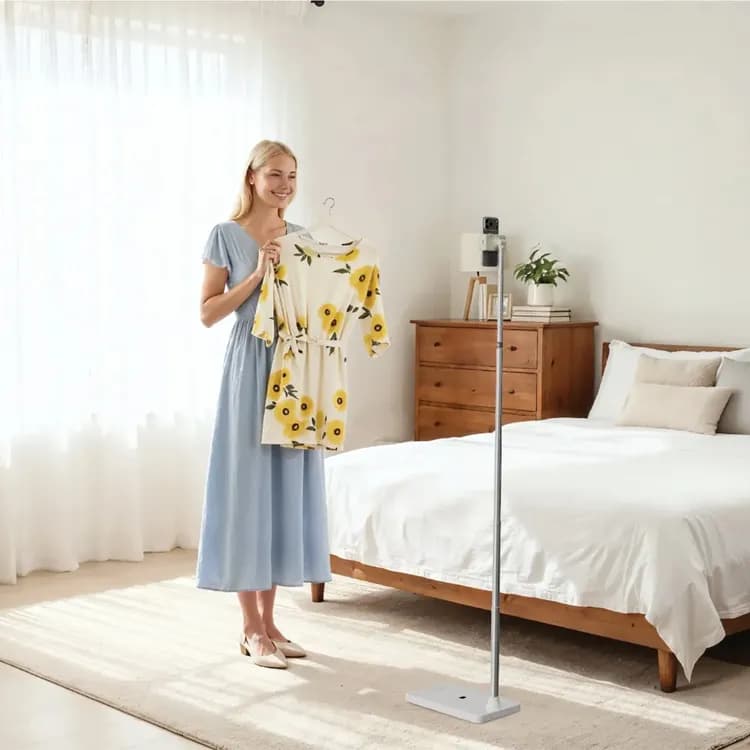 Porodo Tablet & Phone Floor Stand - Telescopic, 270° Rotation, Multifunctional 2