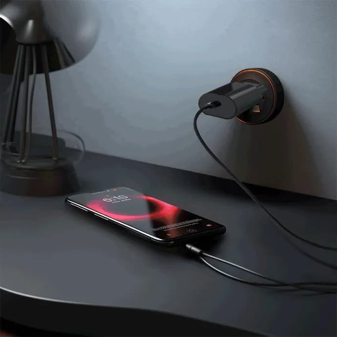Porodo 20W Single C Port PD Charger EU - Black 4