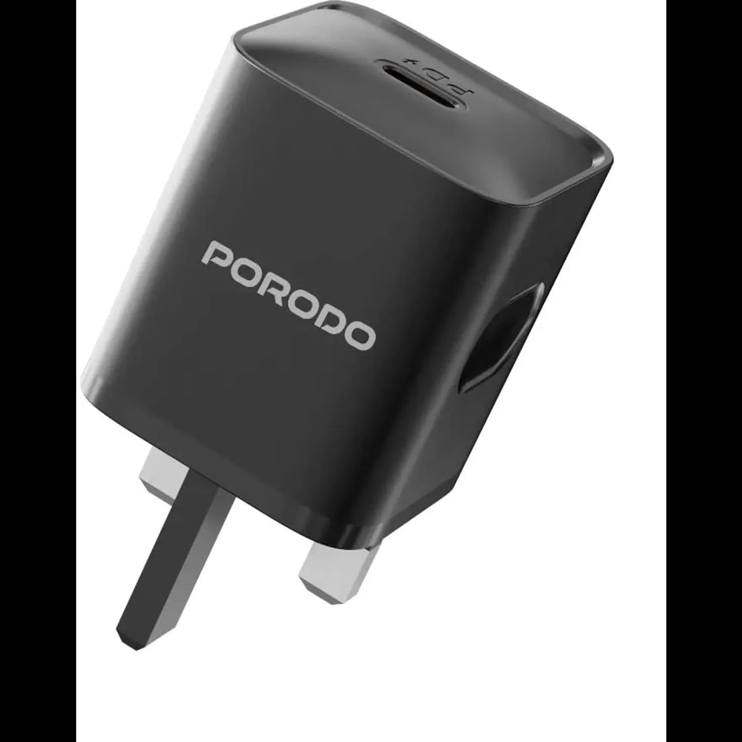 Porodo Charger PD20W - UK Plug, Black 2