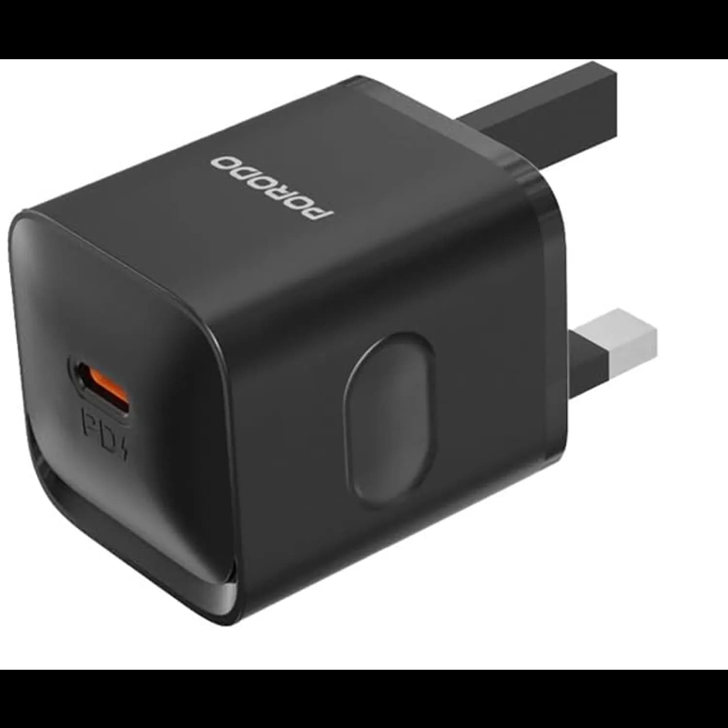 Porodo Charger PD20W with Type-C to Lightning Cable - Black 1