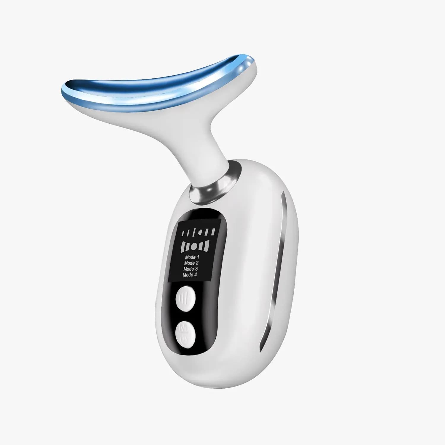 Porodo Face & Neck Light Therapy Massager LifeStile - 4 Speeds, White 2