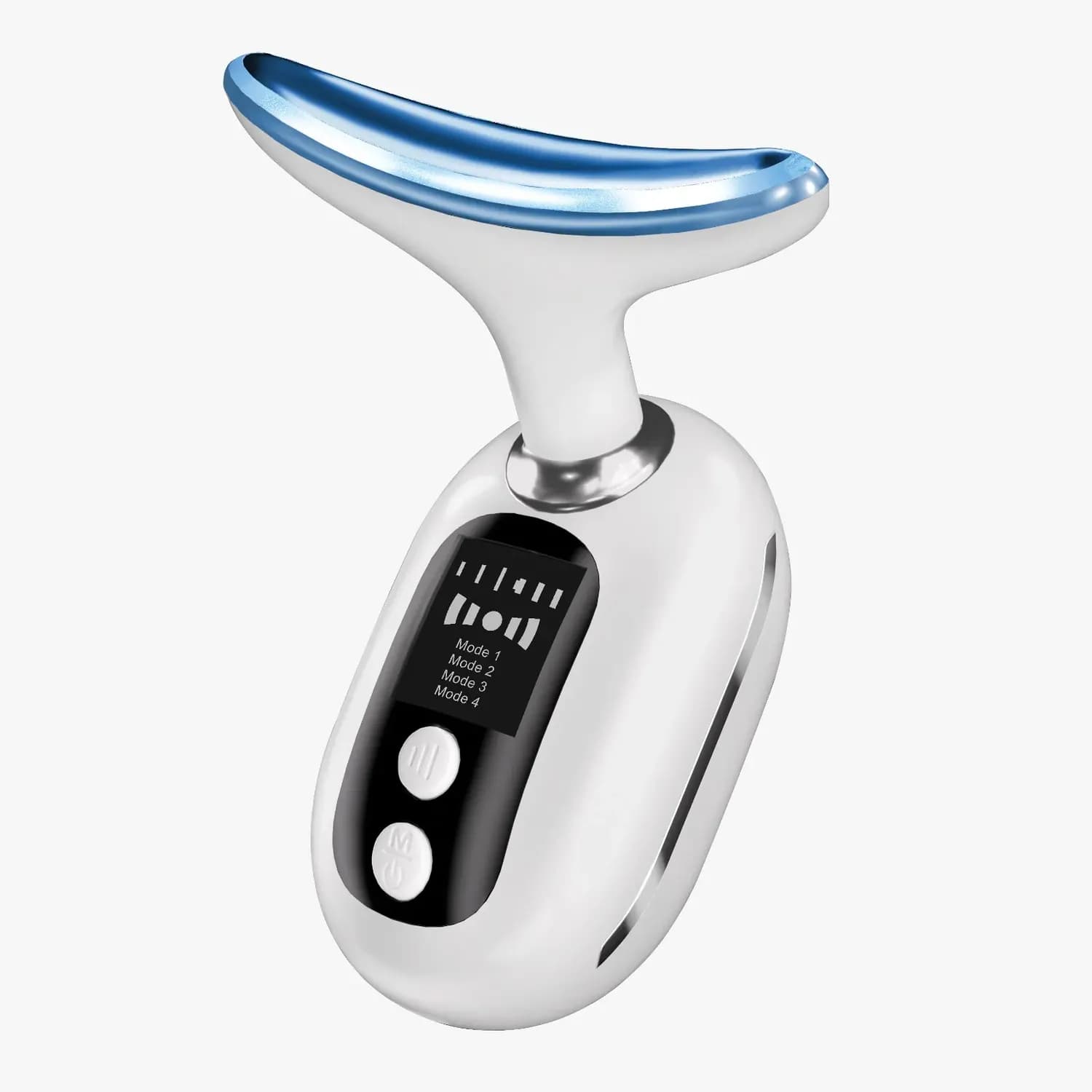 Porodo Face & Neck Light Therapy Massager LifeStile - 4 Speeds, White 3