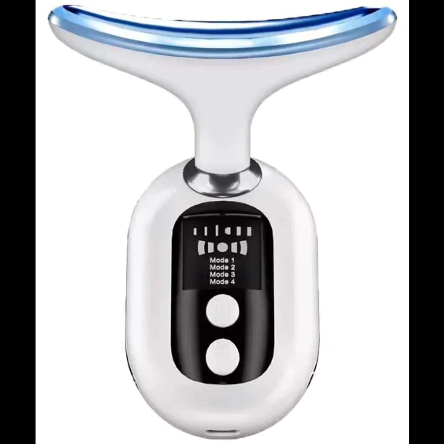 Porodo Face & Neck Light Therapy Massager LifeStile - 4 Speeds, White 1