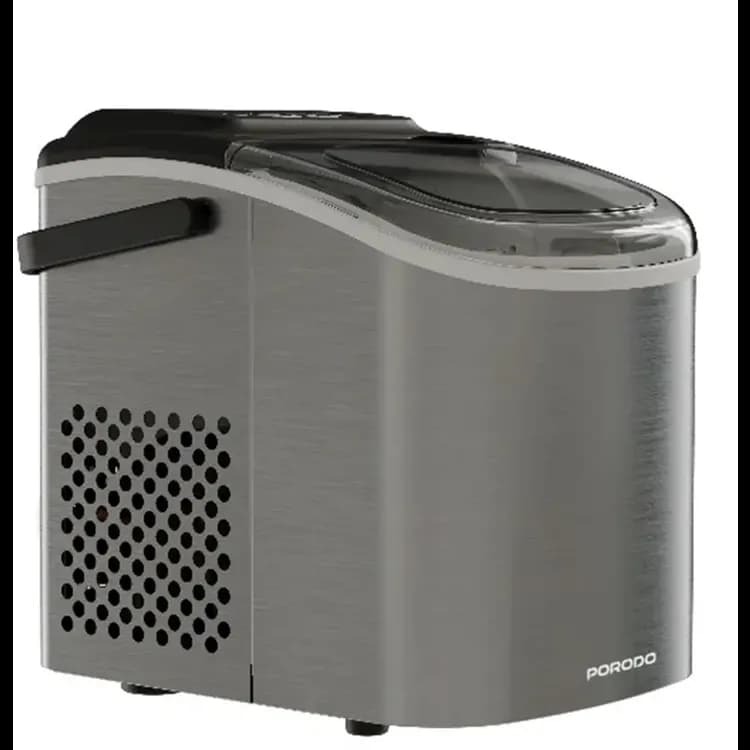 Porodo Bullet Ice Maker LIFESTYLE - 12Kg Daily Output, Stainless Steel 3